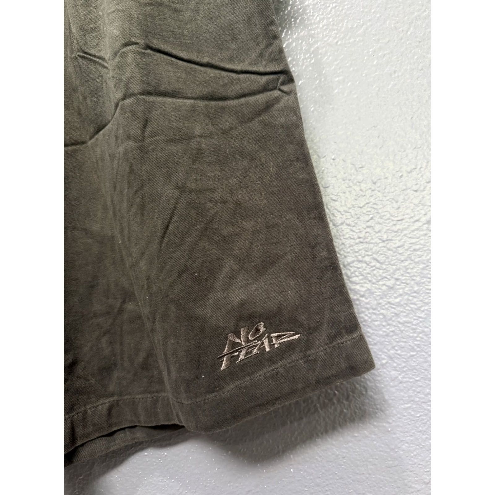 No Fear VINTAGE No Fear Black Cotton Shorts Medium Mens 90s Size US 31 - 4 Thumbnail