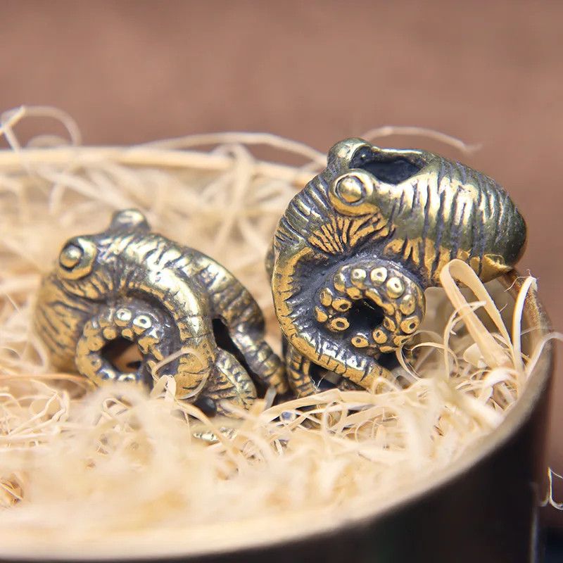 Handmade 3Pcs Octopus Knife Beads Paracord Bead Zipper Umbrella Rope Size ONE SIZE - 10 Thumbnail