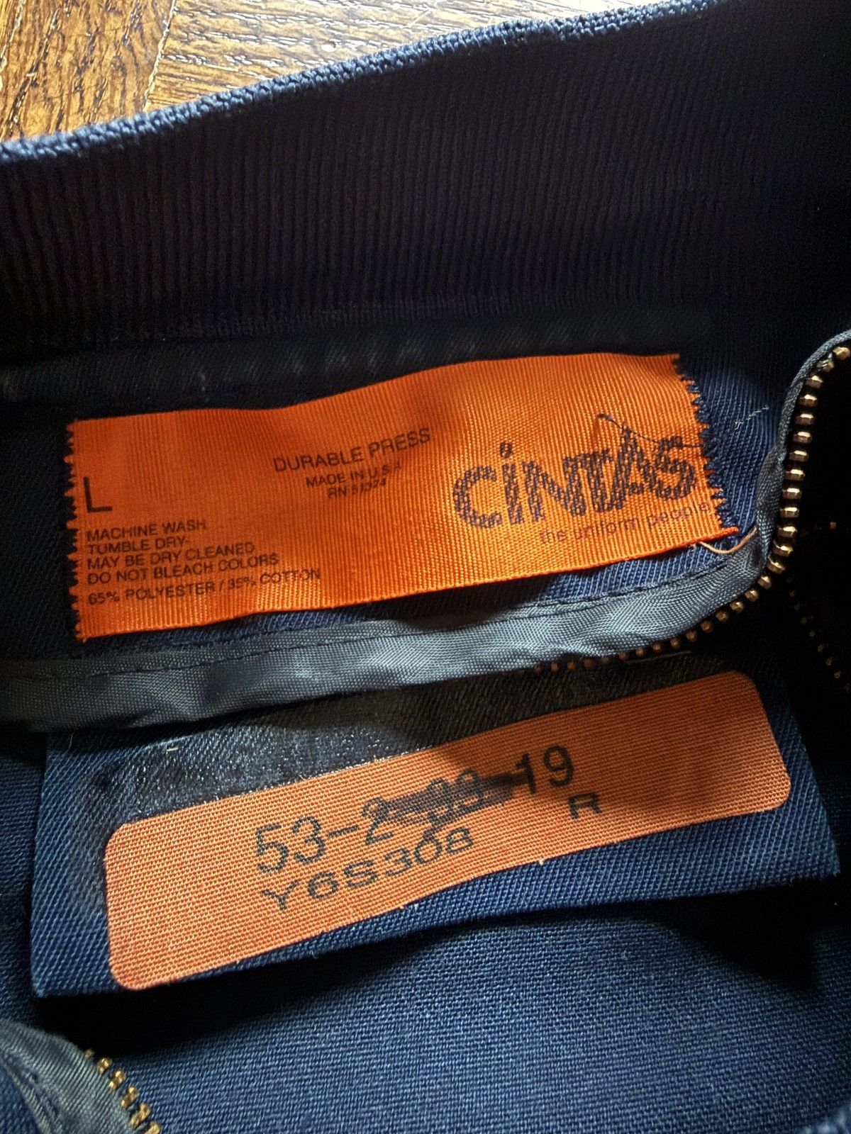 Vintage Vintage Cintas Workwear Bomber Jacket Size US L / EU 52-54 / 3 - 4 Thumbnail