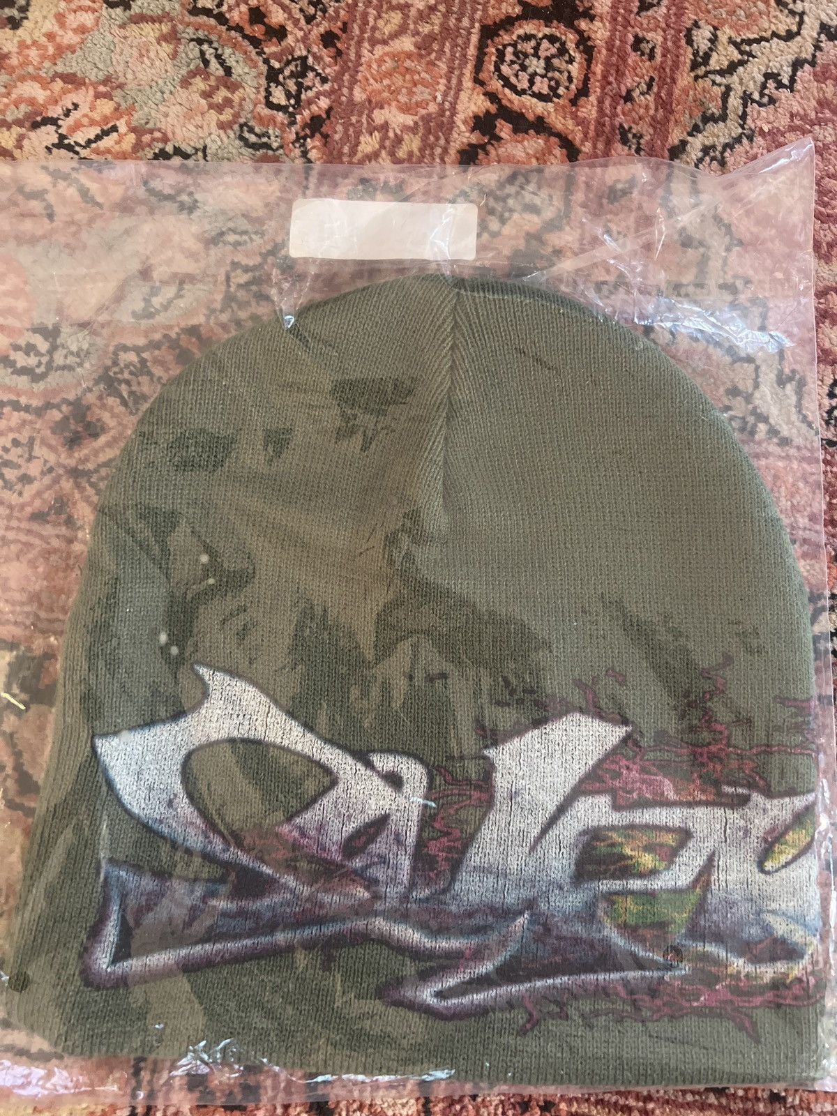 Supreme Supreme Art Dealer Tag Beanie Black | Grailed