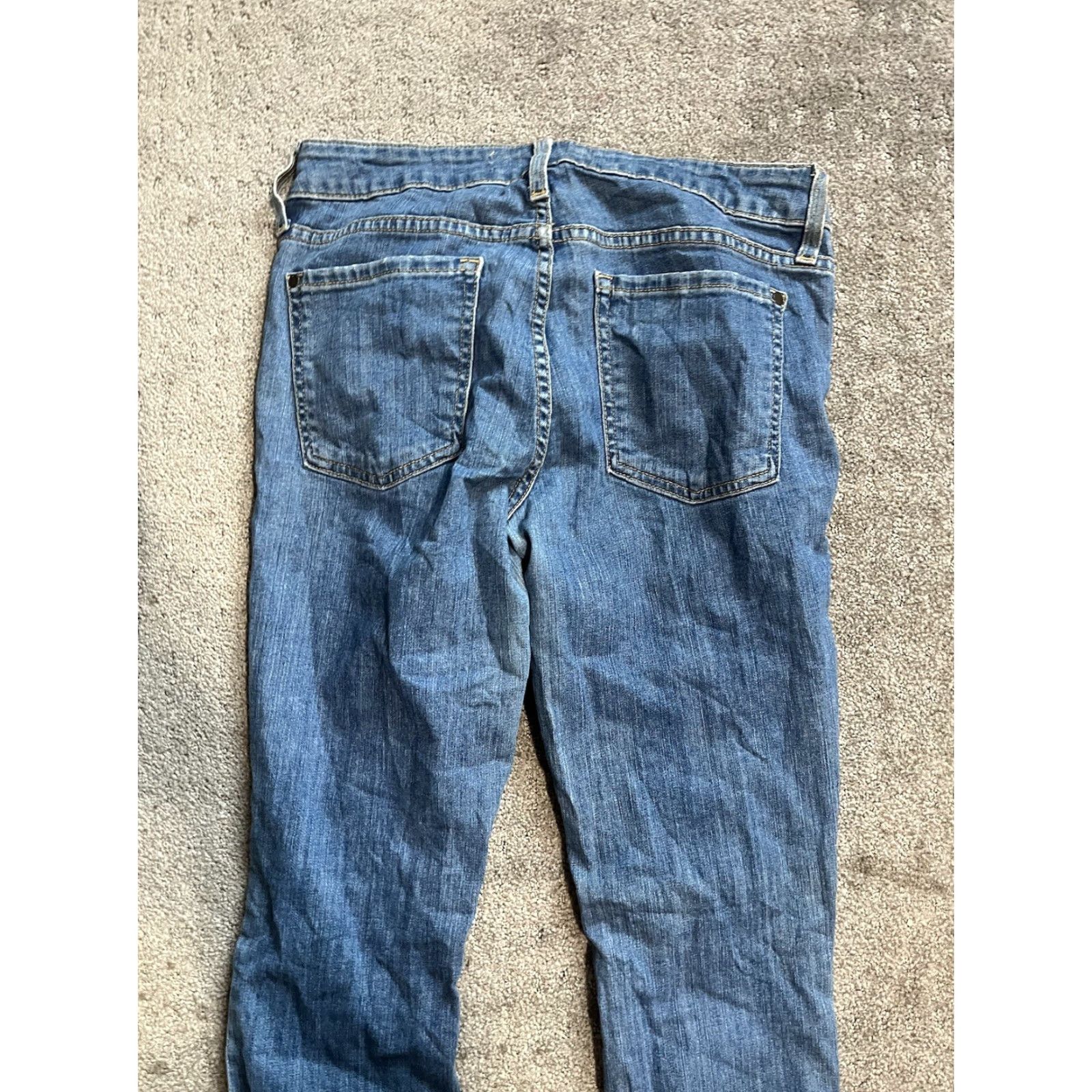 Vince Vince Vintage Boy Jean Womens Skinny Denim 28 Blue 5-Pocket Design Low Rise USA Size 28" / US 6 / IT 42 - 4 Thumbnail