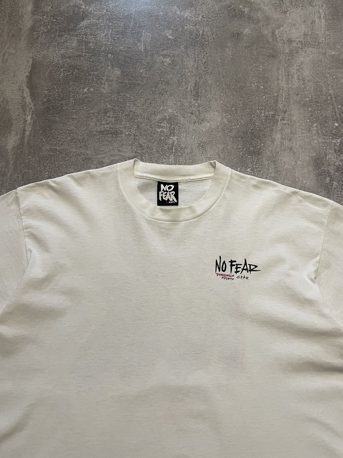 No Fear Vintage No Fear Made In USA T-Shirt Single Stitch 90s Size US XL / EU 56 / 4 - 3 Thumbnail
