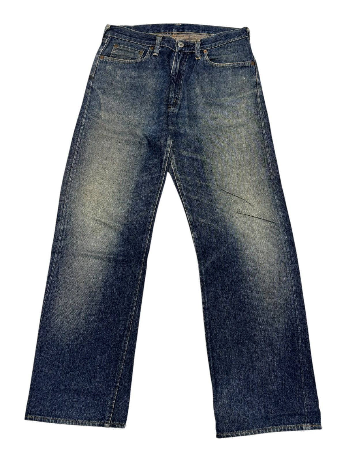 Kapital Vintage Big John Selvedge Redline Distressed Denim Jeans Size US 31 - 2 Thumbnail