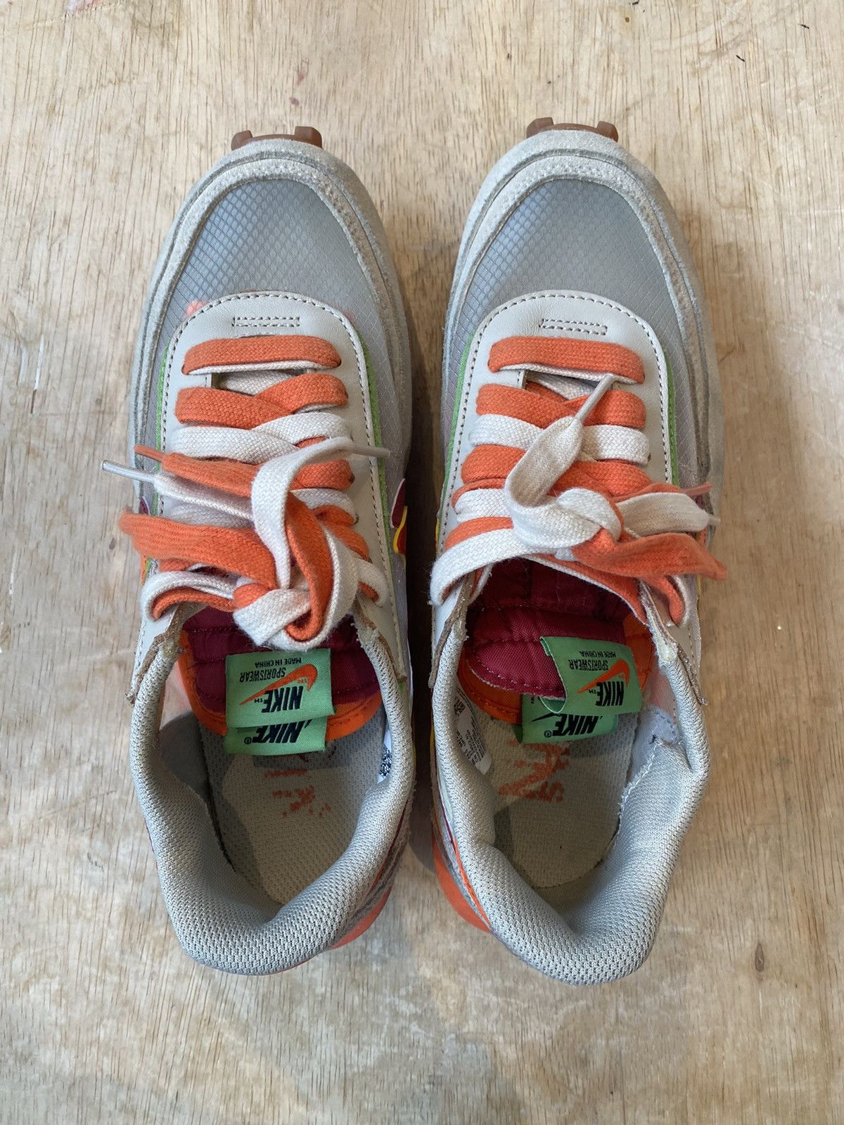 Nike × Sacai Nike X Sacai LD Waffle Clot Orange Blaze Size US7.5 Size US 7.5 / EU 40-41 - 7 Thumbnail