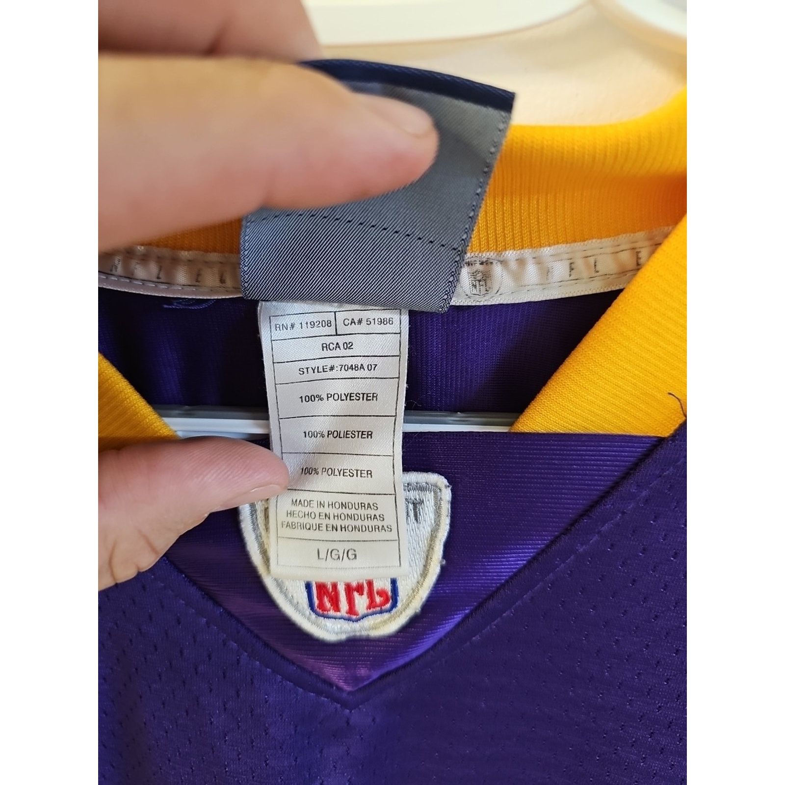 Reebok NFL Reebok Minnesota Vikings Darren Sharper #42 Jersey Sz L Size US L / EU 52-54 / 3 - 7 Thumbnail