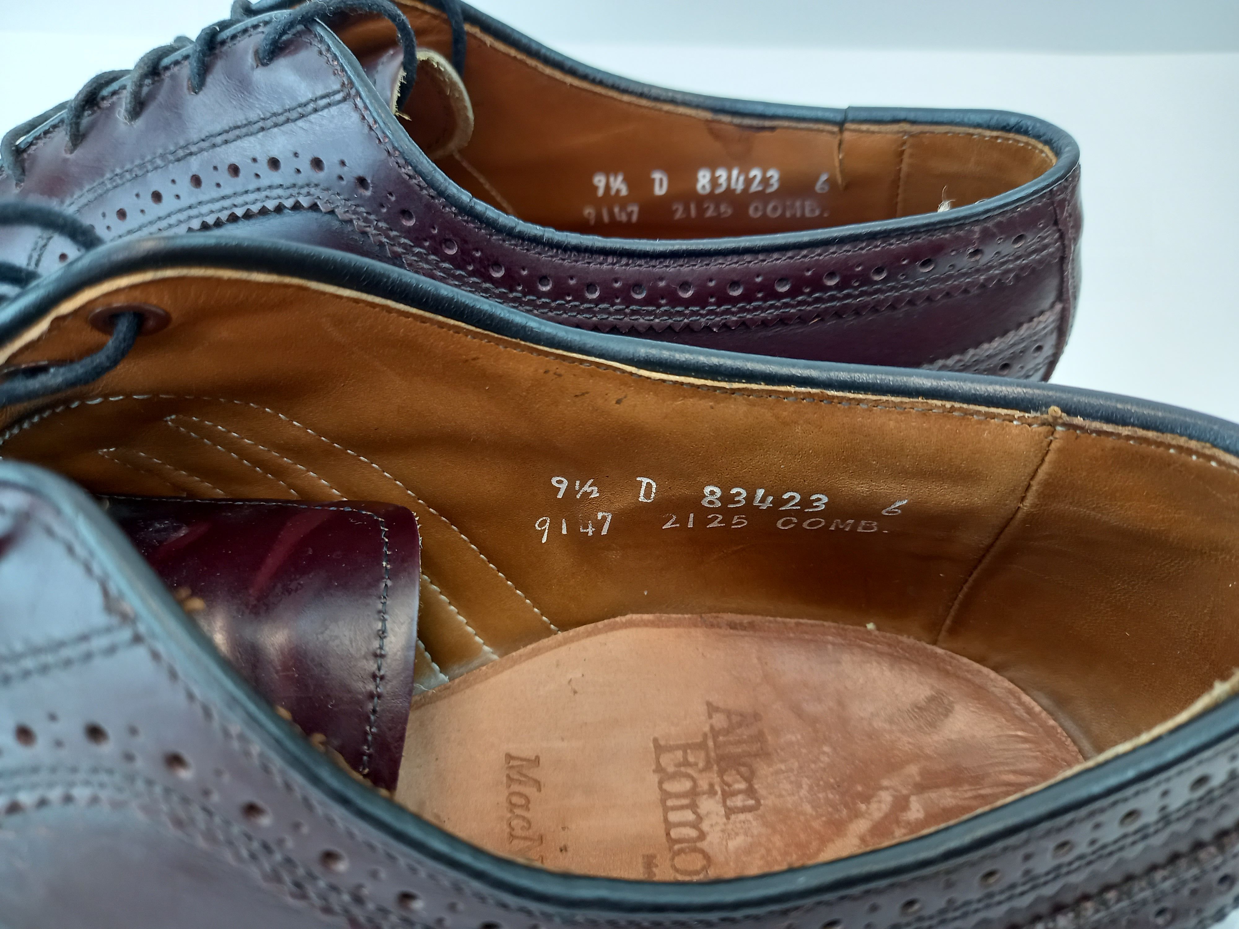 Allen Edmonds Allen Edmonds Red Burgundy Leather Oxford Shoes Size US 9.5 / EU 42-43 - 11 Thumbnail