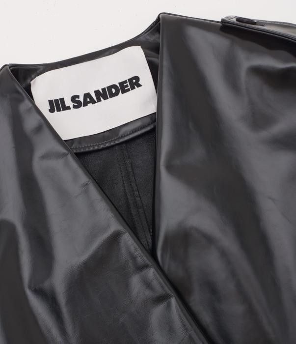 Jil Sander o1w1db10825 Trench Coat in Black Size S / US 4 / IT 40 - 3 Thumbnail