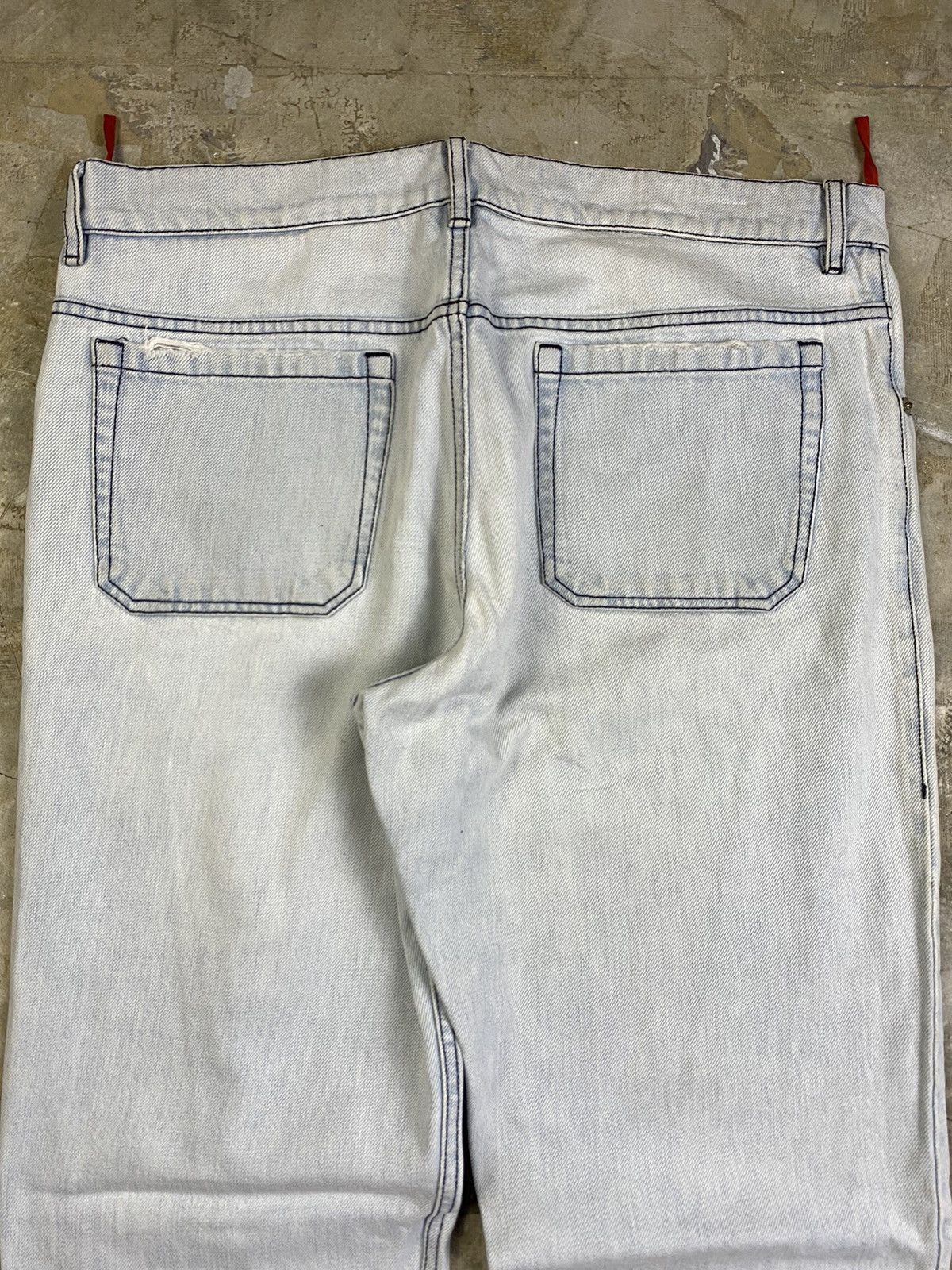 Prada Prada - SS00 Red Tab Denim Jeans Size US 34 / EU 50 - 5 Thumbnail