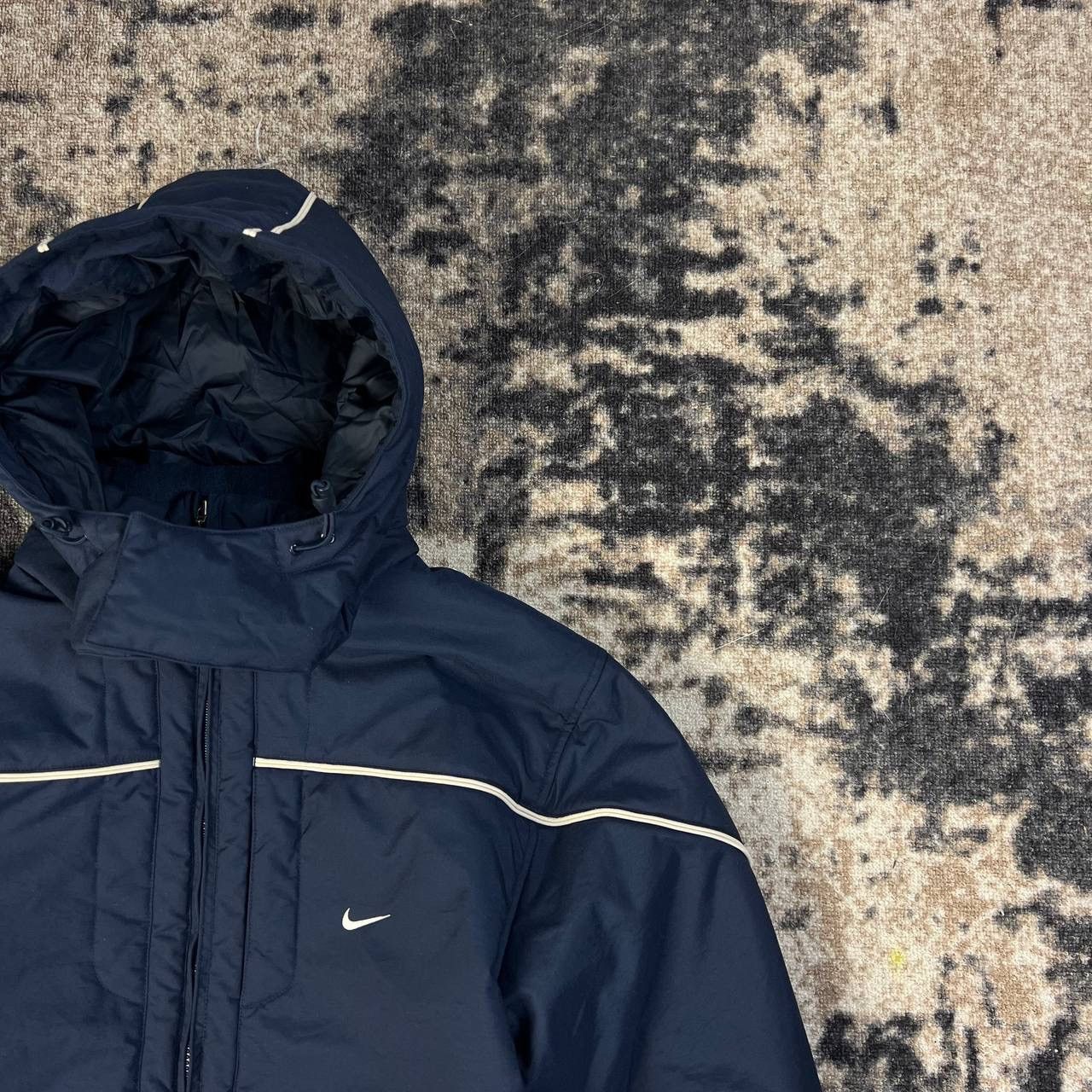Nike Nike Swoosh Vintage Y2K Retro Puffer Jacket Size US L / EU 52-54 / 3 - 2 Thumbnail
