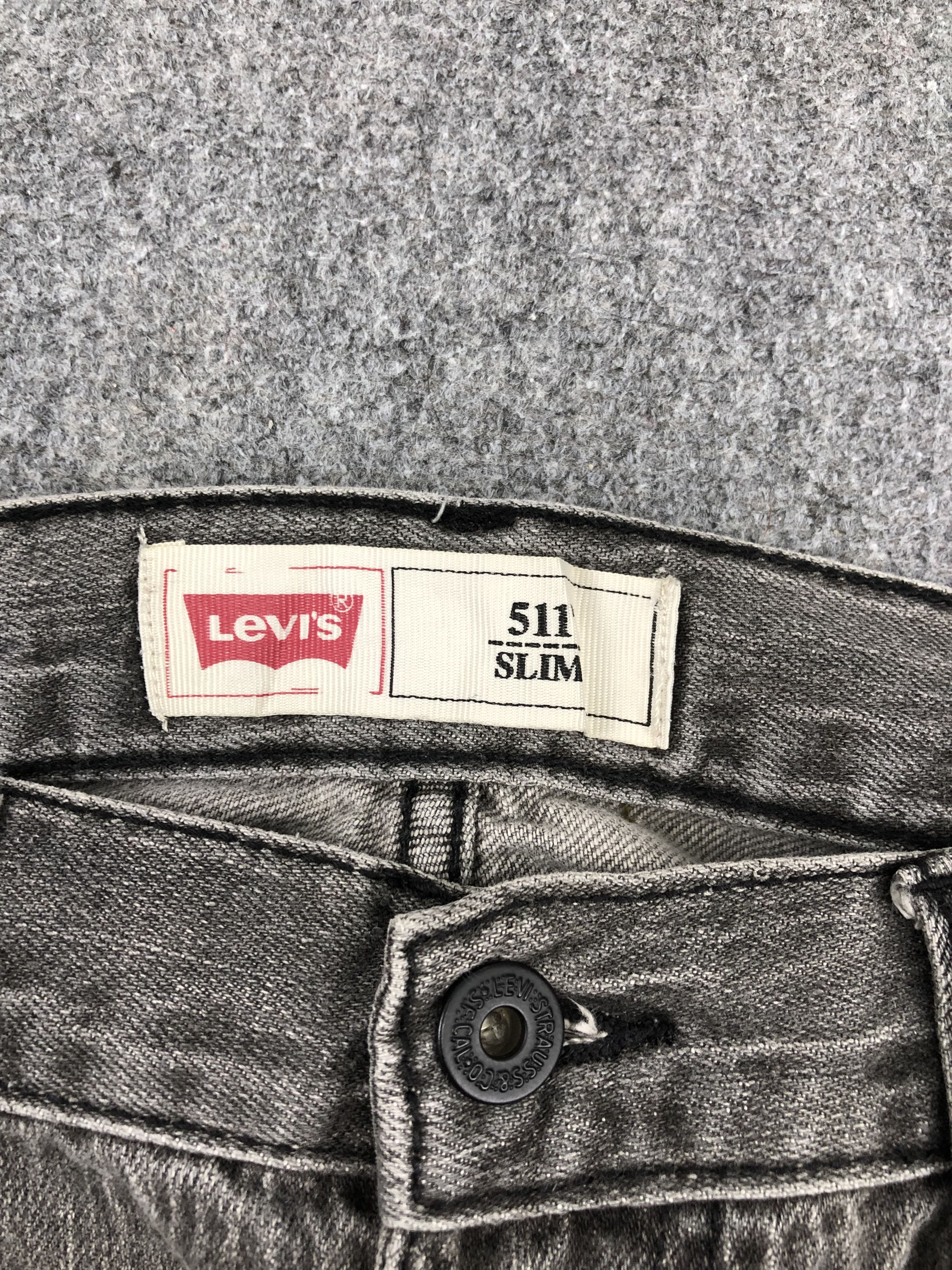 Levi's Vintage Levis 511 Faded Black Jeans DPP0245 Size US 30 / EU 46 - 8 Thumbnail