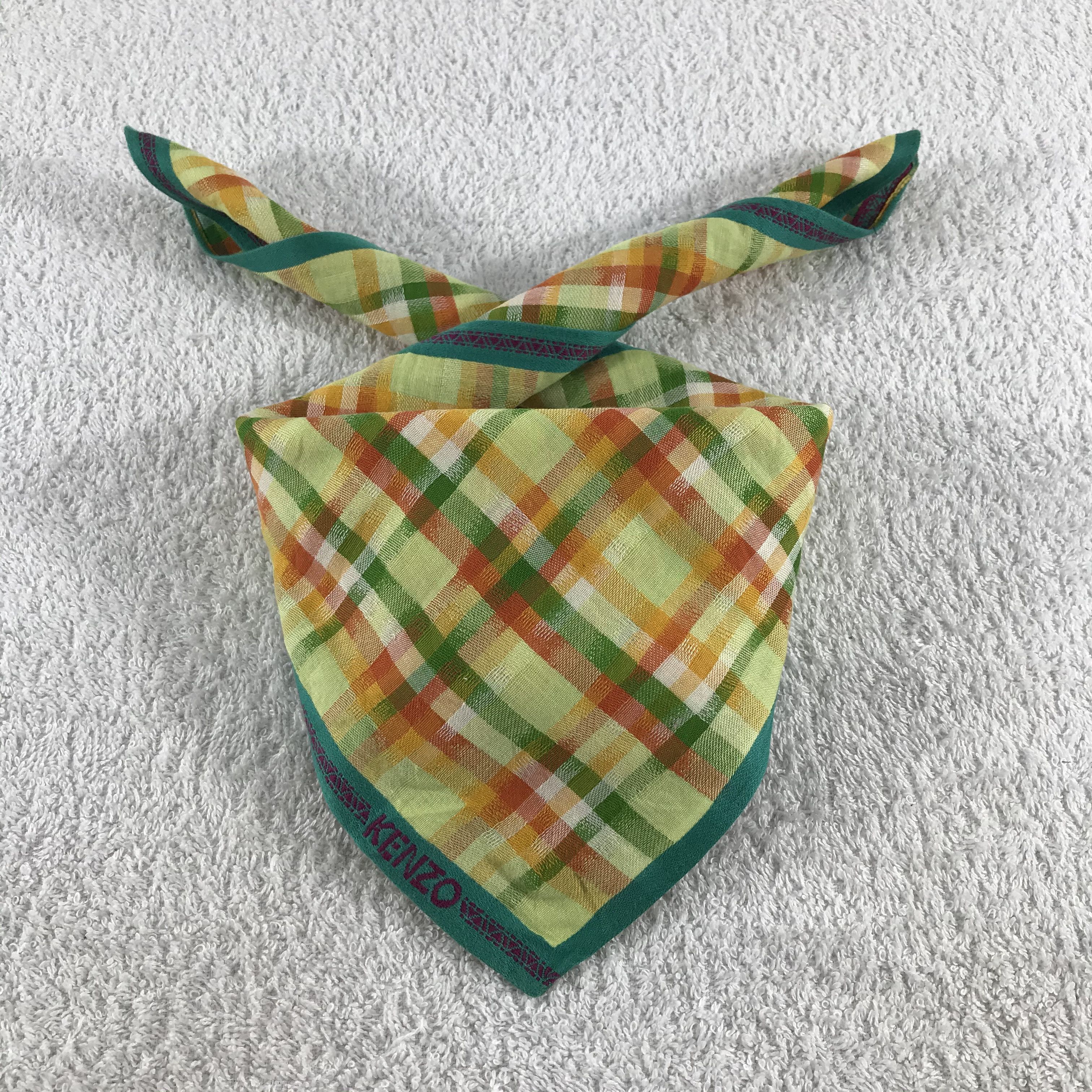 Kenzo × Vintage Kenzo Bandana / Handkerchief / Neckerchief - S271 Size ONE SIZE - 3 Thumbnail