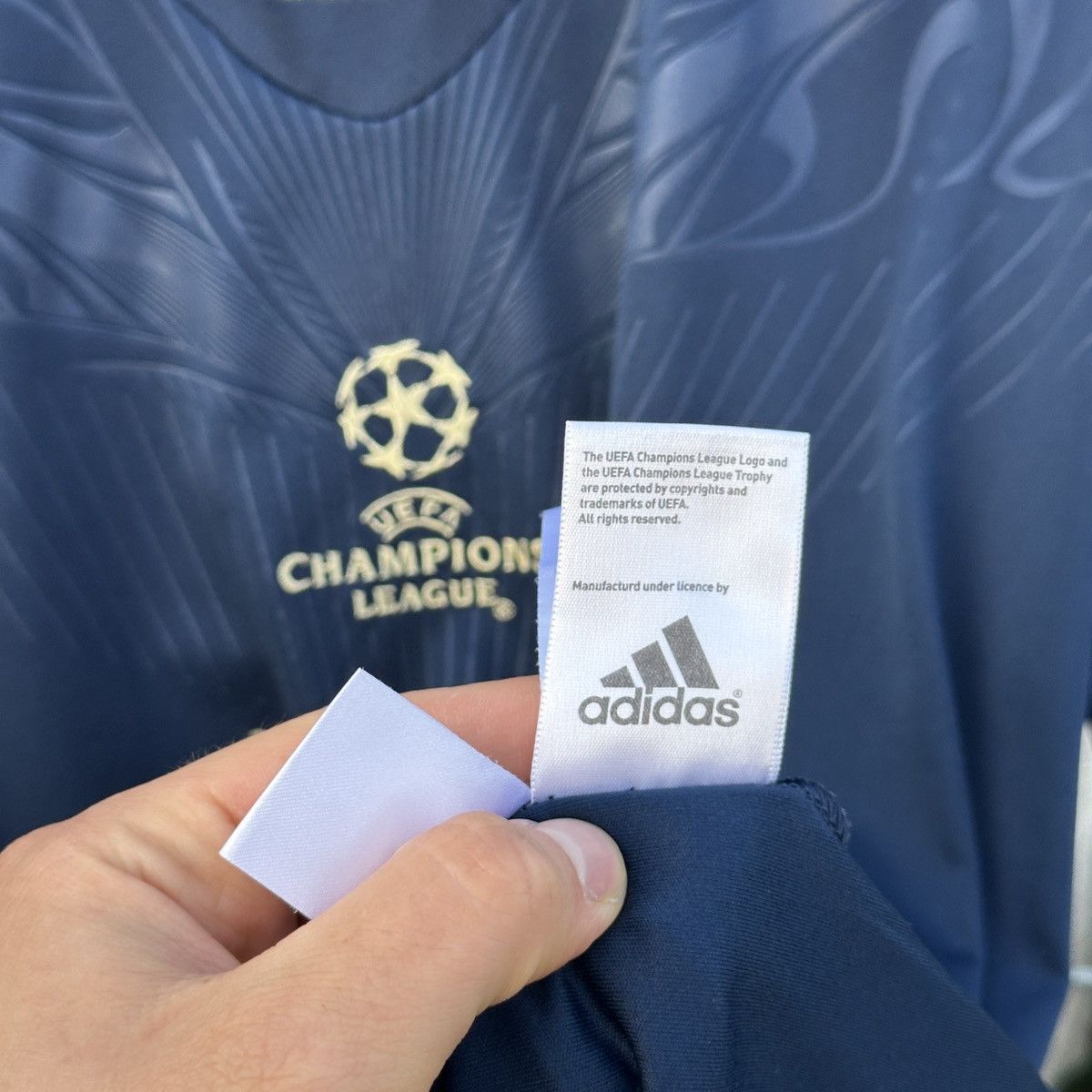 Adidas Adidas Sample 2012 2013 Uefa Champions League Jersey Kit Tee Size US M / EU 48-50 / 2 - 5 Thumbnail