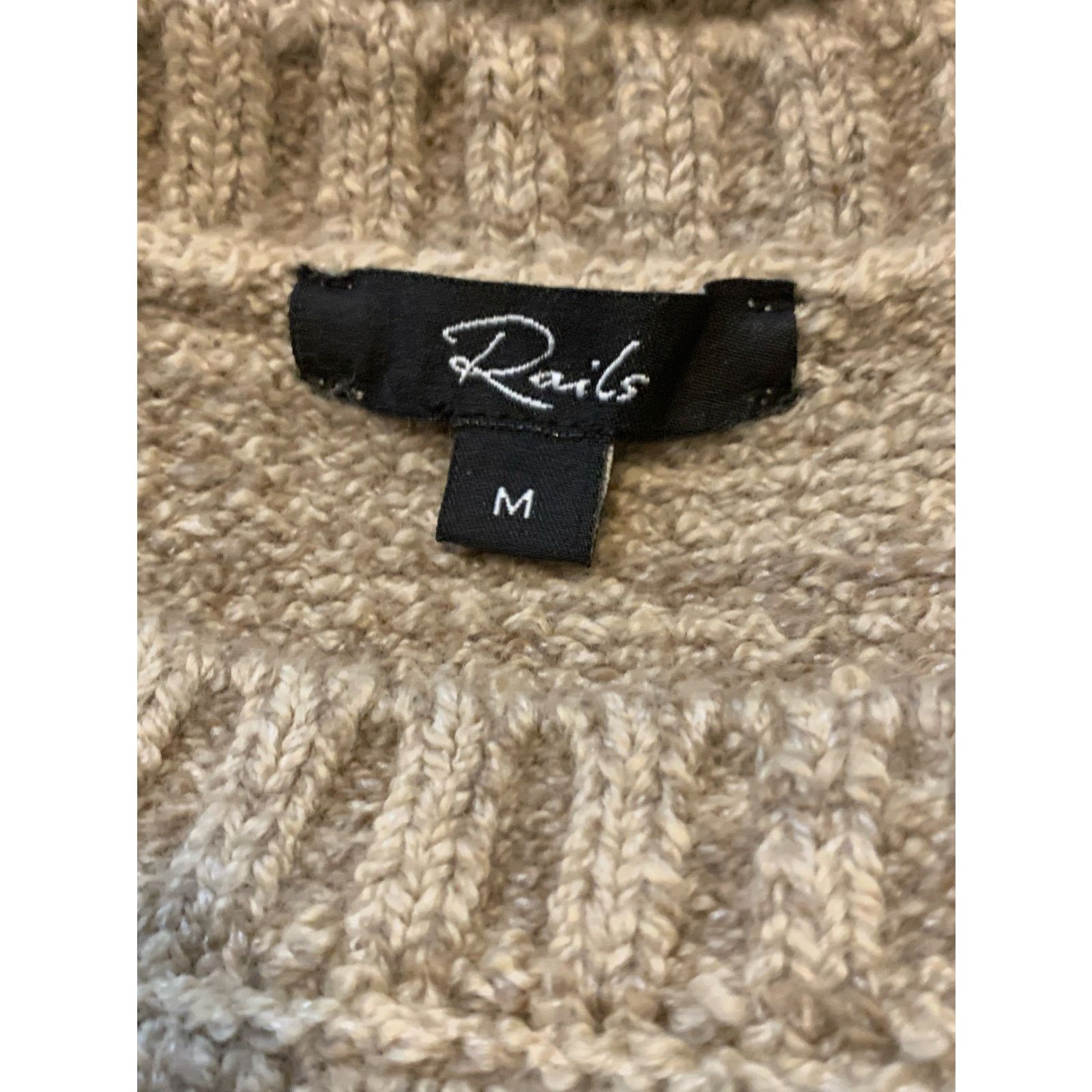 Rails Rails brown long sleeves crew neck sweater size Medium Size M / US 6-8 / IT 42-44 - 3 Thumbnail
