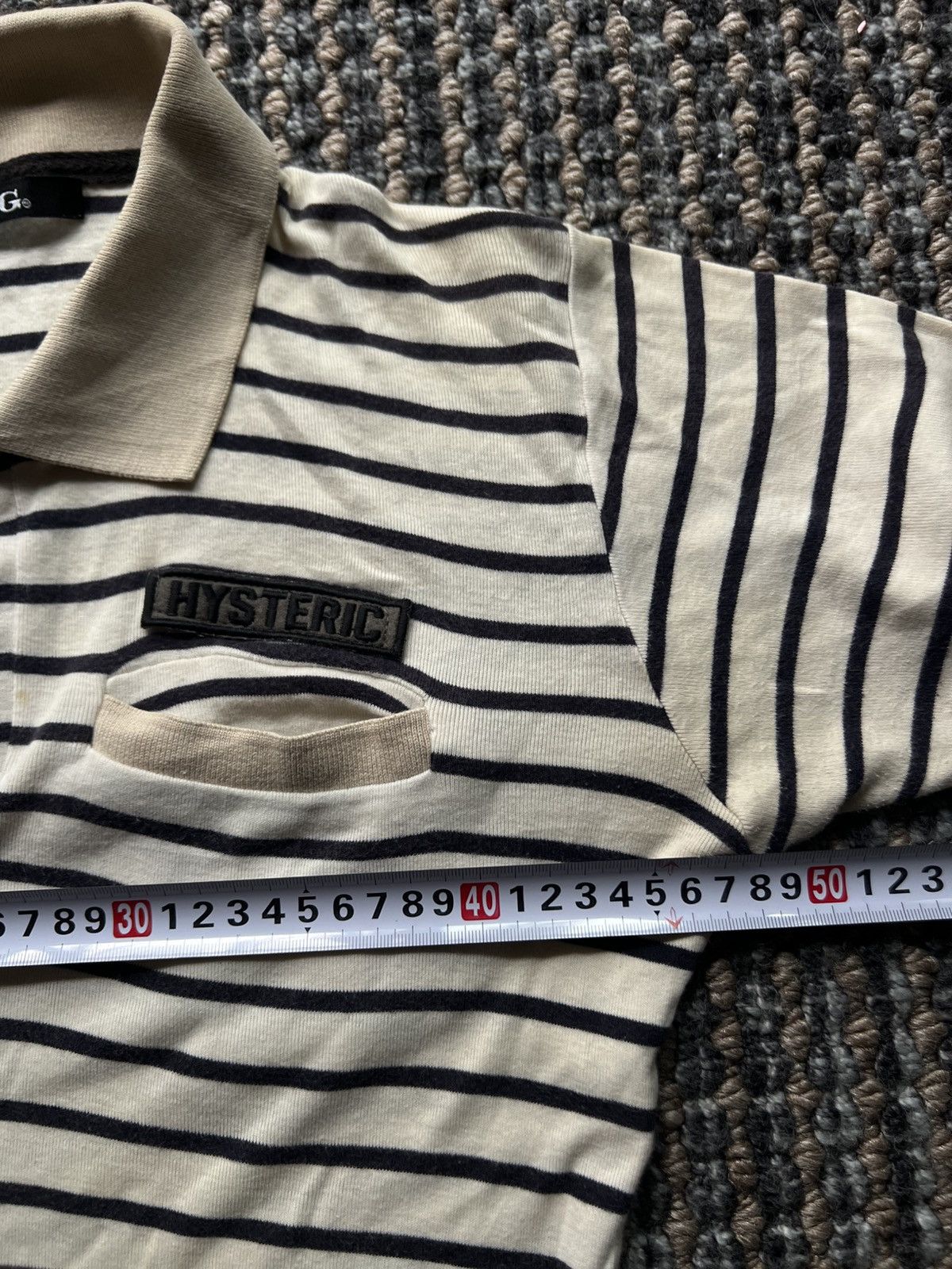 Hysteric Glamour Hysteric Glamour Patchwork Rare Y2K Polo T-Shirt Size US S / EU 44-46 / 1 - 5 Thumbnail