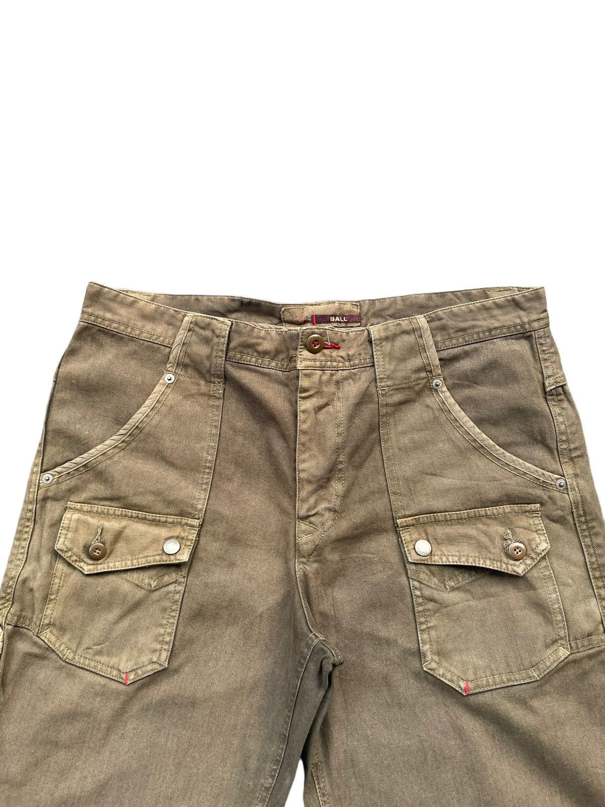 If Six Was Nine Ball Herringbone Twill Short Size US 36 / EU 52 - 3 Thumbnail