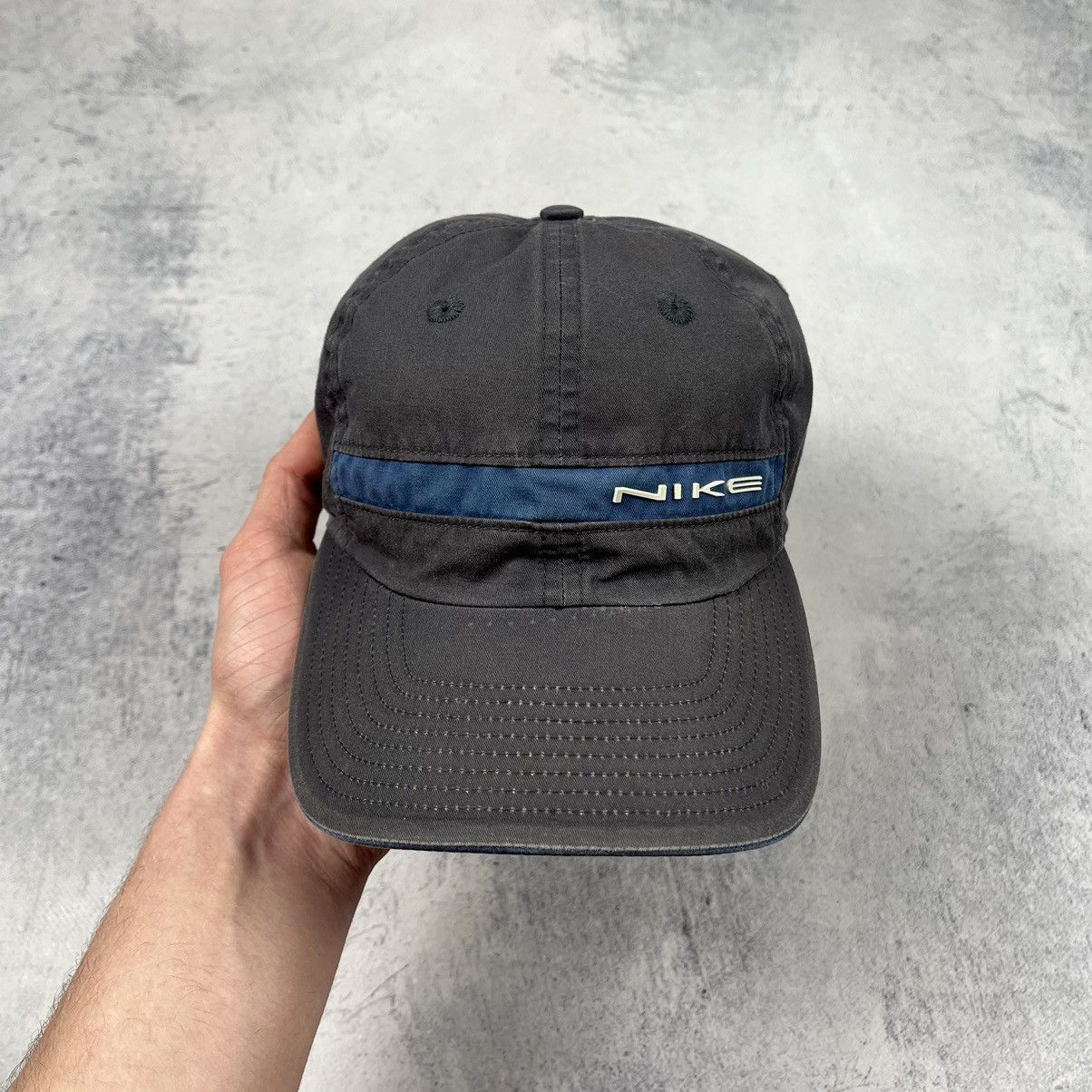 Nike Vintage Nike big logo faded cap 90’s Size ONE SIZE - 2 Thumbnail