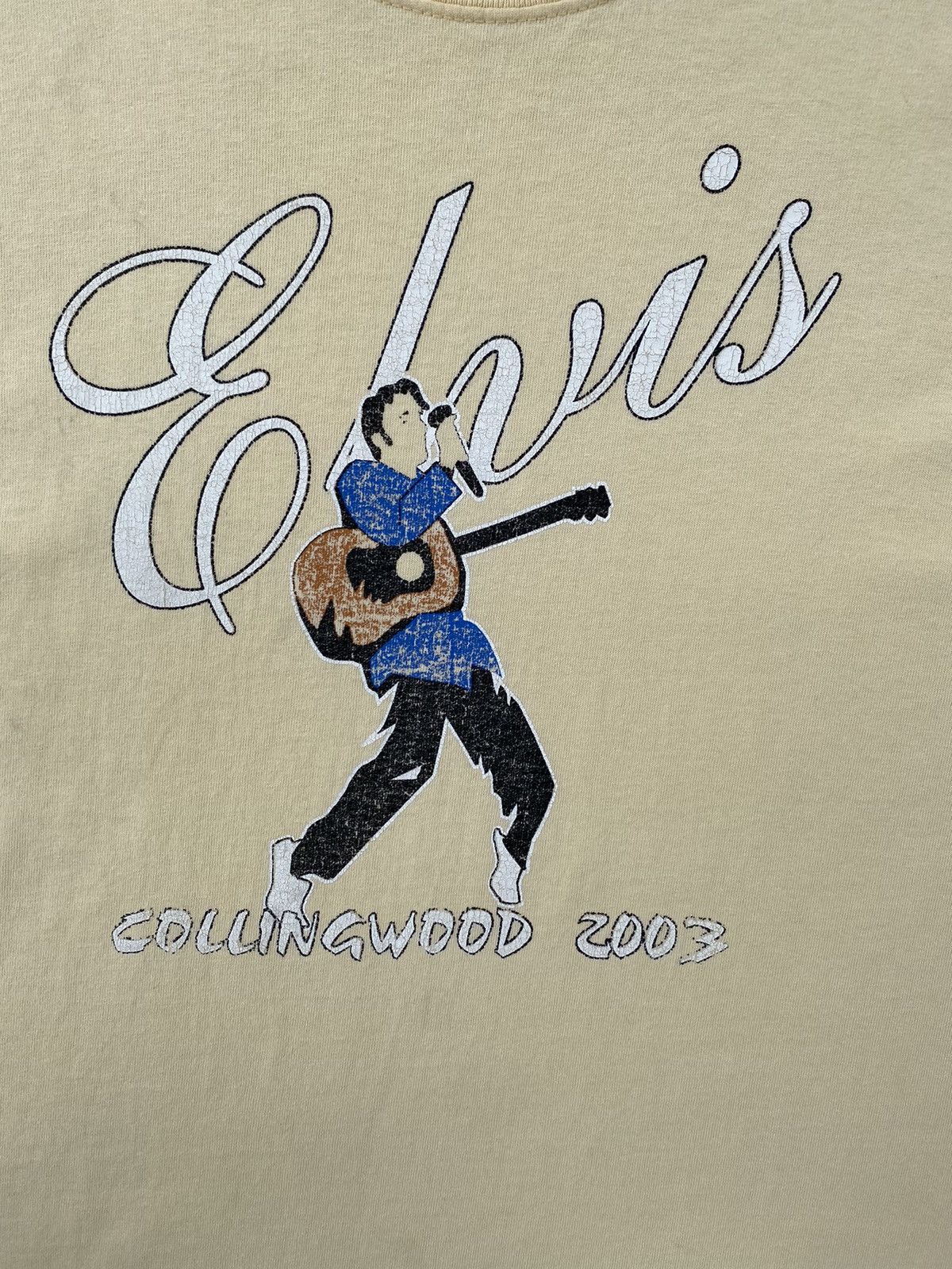 Band Tees Rare🔥Vintage Distressed Elvis Band Tees Size US L / EU 52-54 / 3 - 3 Thumbnail