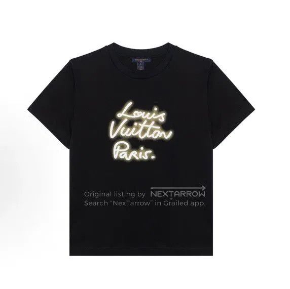 Louis Vuitton Louis Vuitton SS25 neon logo printed short sleeves Size US L / EU 52-54 / 3 - 1 Thumbnail