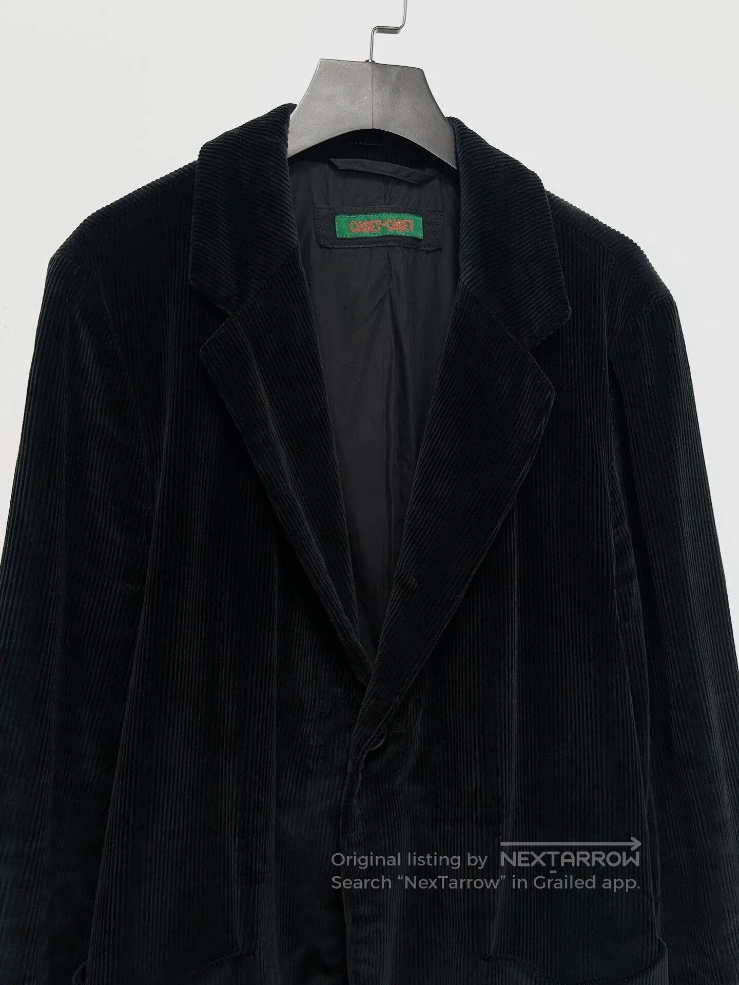 Casey Casey Casey Casey Black Corduroy Blazer. Size US M / EU 48-50 / 2 - 5 Thumbnail