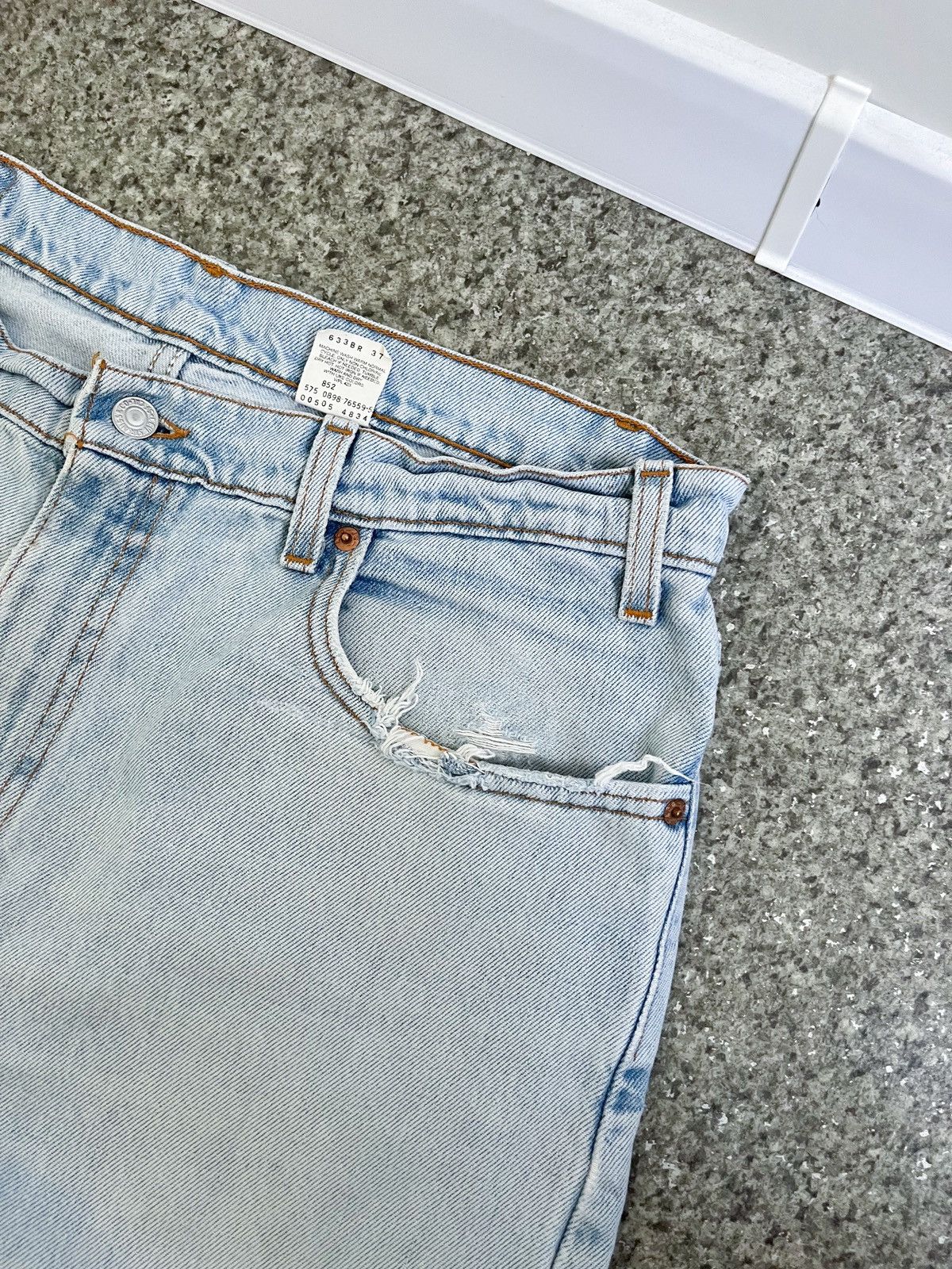 Levi's × Levi's Vintage Clothing VINTAGE 90’s 505 LEVI’s MADE IN USA DISTRESSED W36 L32 Size US 36 / EU 52 - 10 Thumbnail