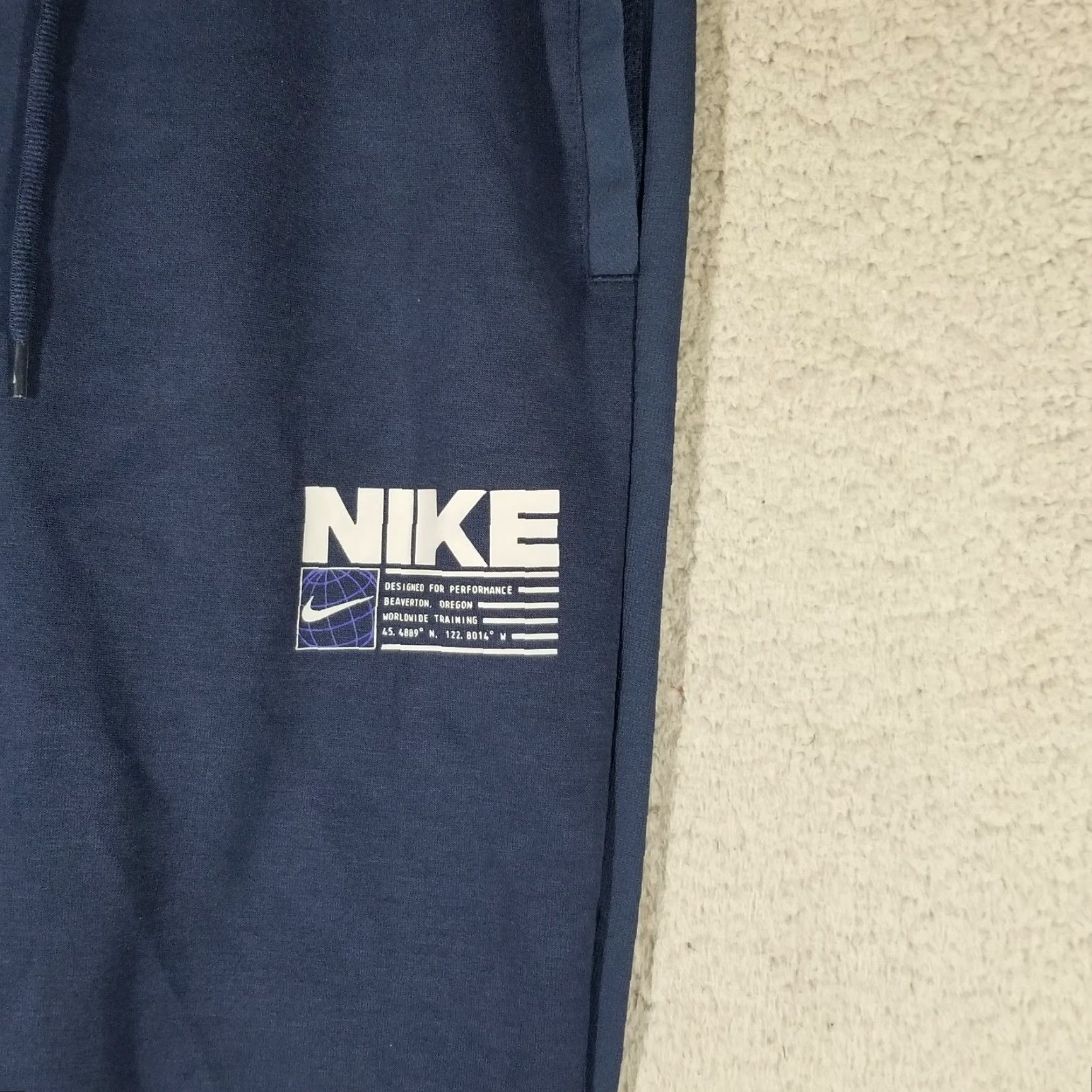 Nike Nike Dri-FIT Tapered Pocket Training Pants Navy Blue CZ7125-410 Size S NWT Size US 29 - 3 Thumbnail