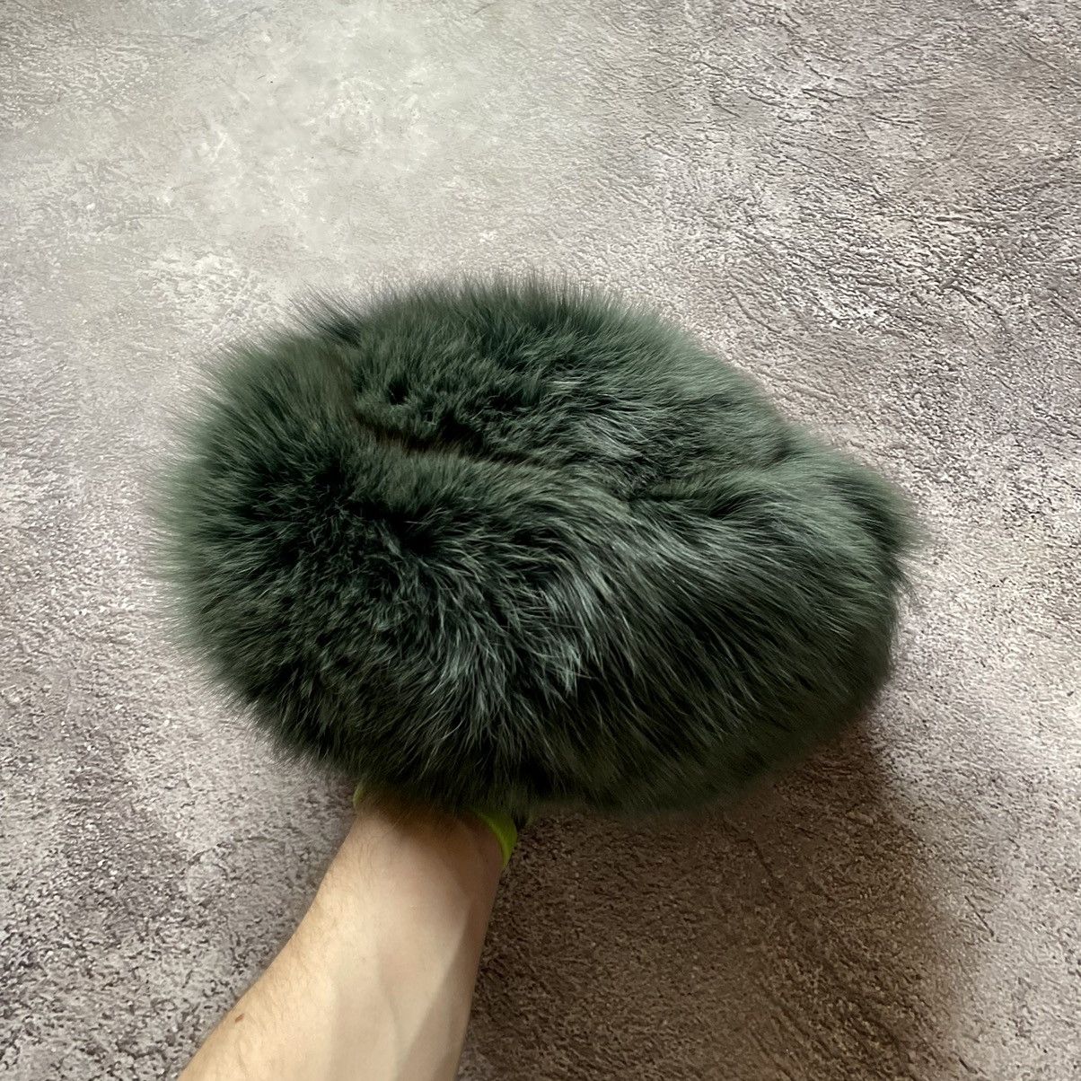 Vintage Vintage 90s Mohair Fuzzy Beanie Hat Oversized Goth Rave OS Size ONE SIZE - 1 Thumbnail