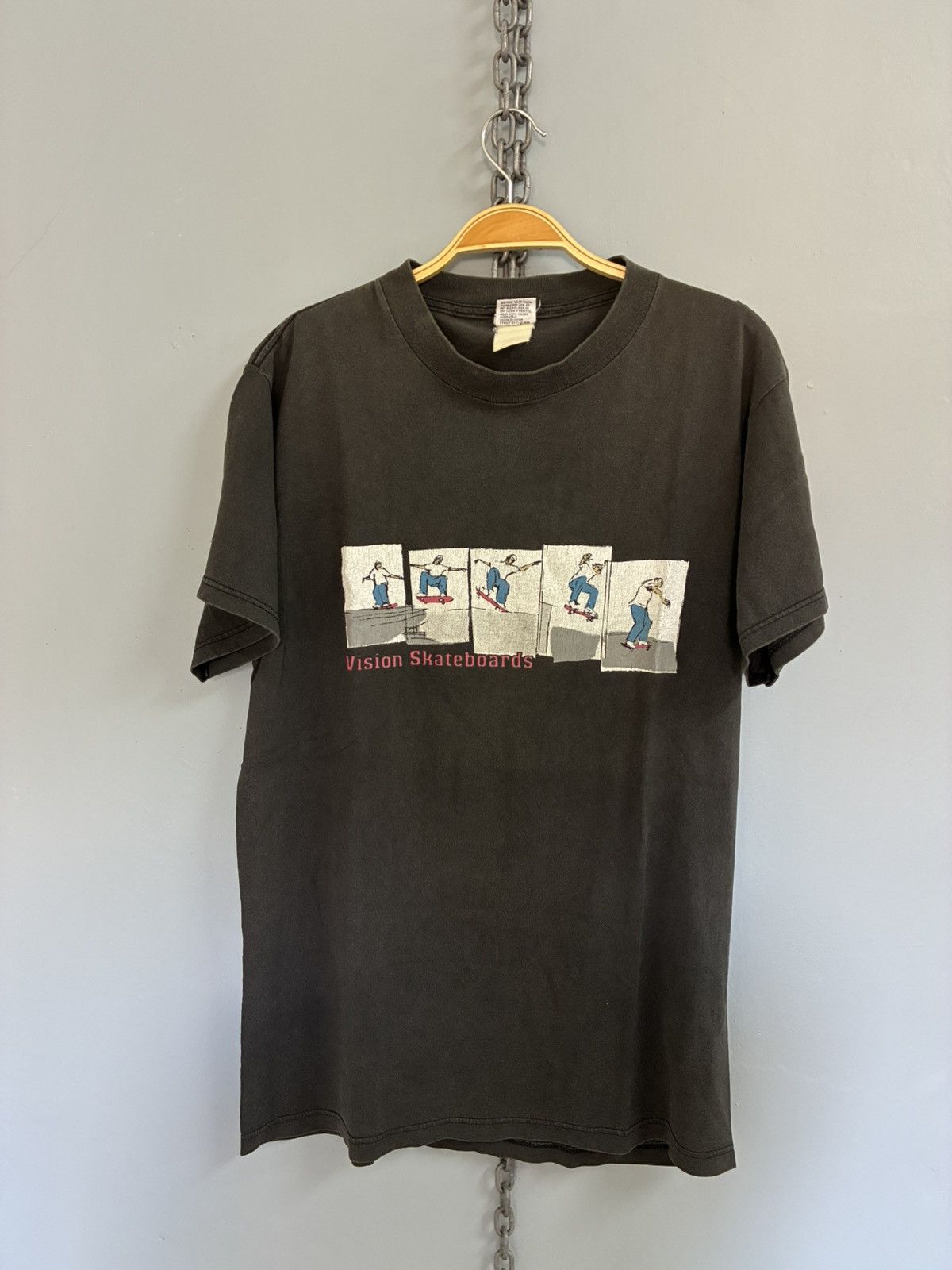 Vision Streetwear Vintage 90s Vision Streetwear skateboard t shirt Size US M / EU 48-50 / 2 - 1 Thumbnail