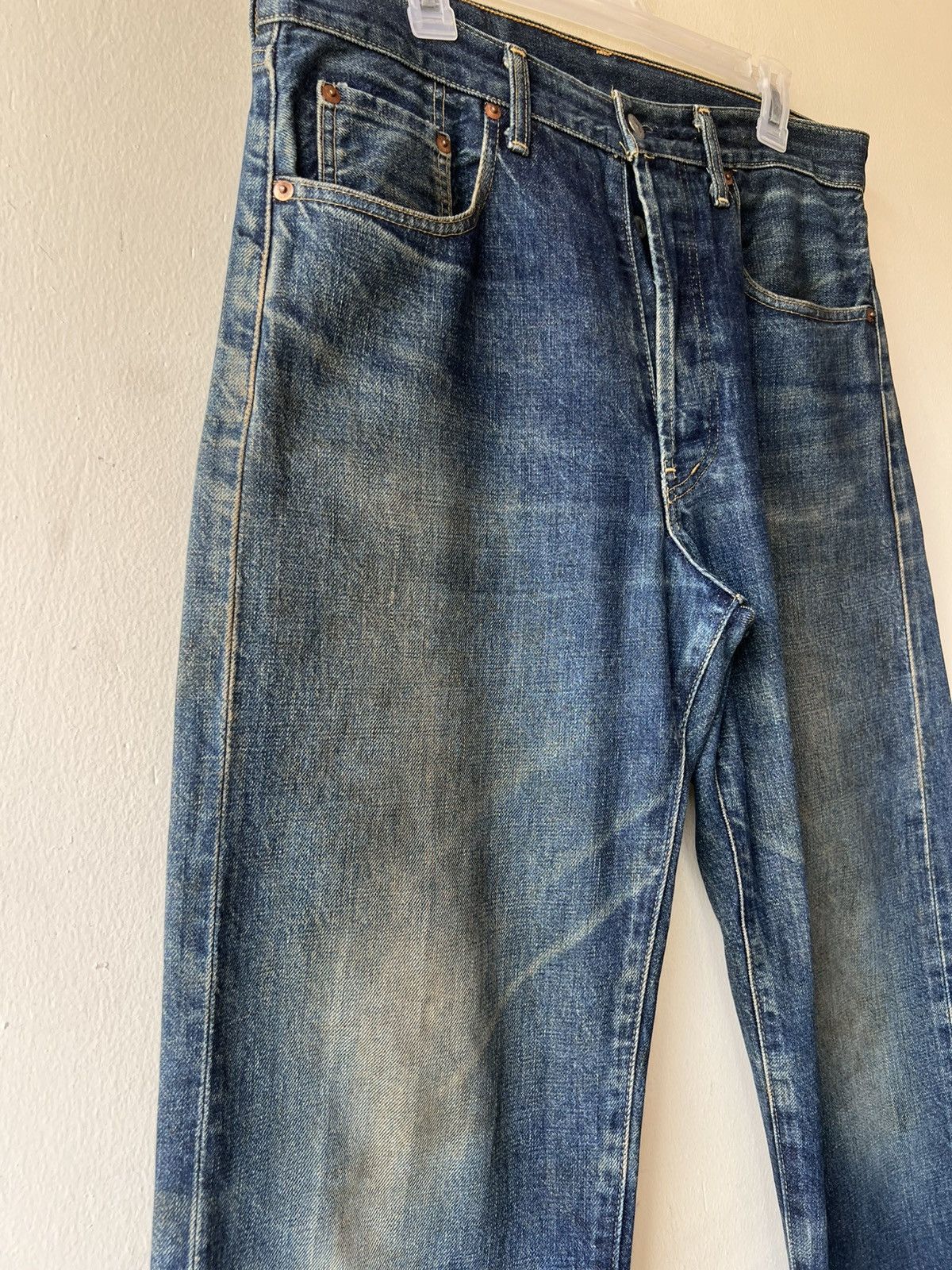 Levi's VTG 1994 Levi’s 503B XX Big E Dirty Mud Denim Selvedge Jeans Size US 34 / EU 50 - 17 Thumbnail