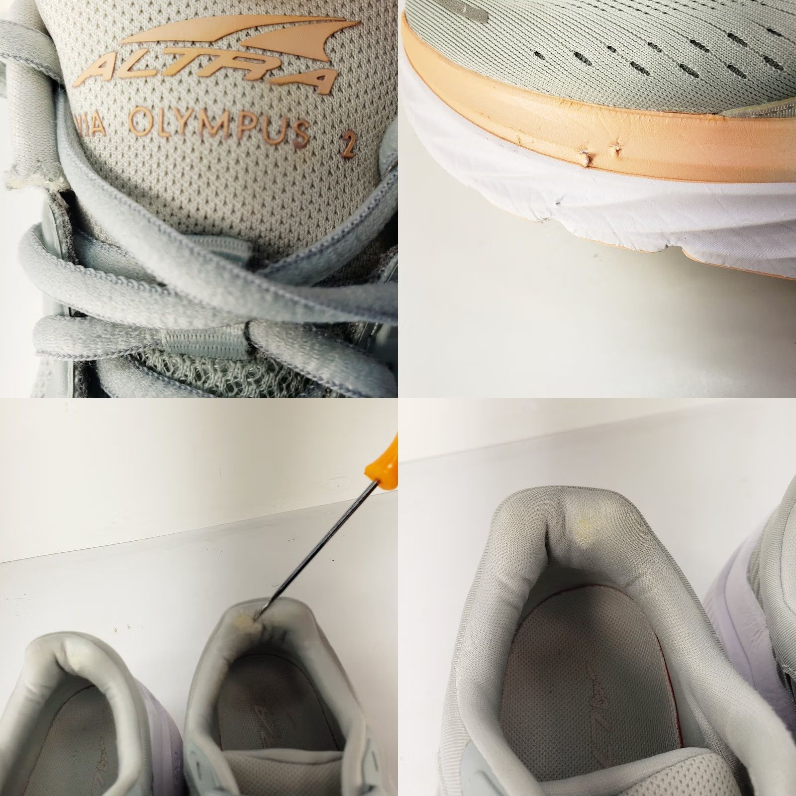 Altra Altra VIA Olympus 2 Gray Peach Road Running Trainers Innerflex Womens 8 Shoes Sneaker Athletic Casual Size US 8 / IT 38 - 10 Thumbnail