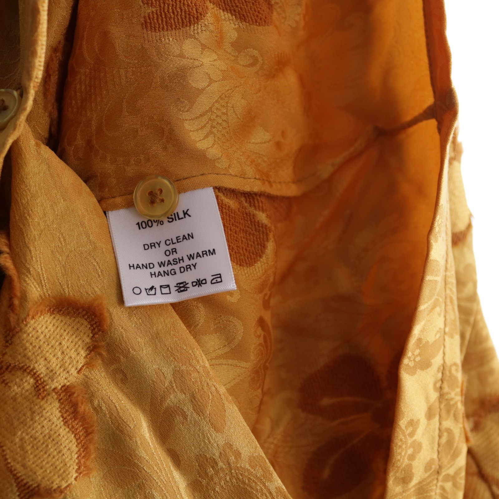 BIANCA CHANDON Bianca Chandon Textured Silk Pattern Shirt Large Brand New Size US L / EU 52-54 / 3 - 6 Thumbnail