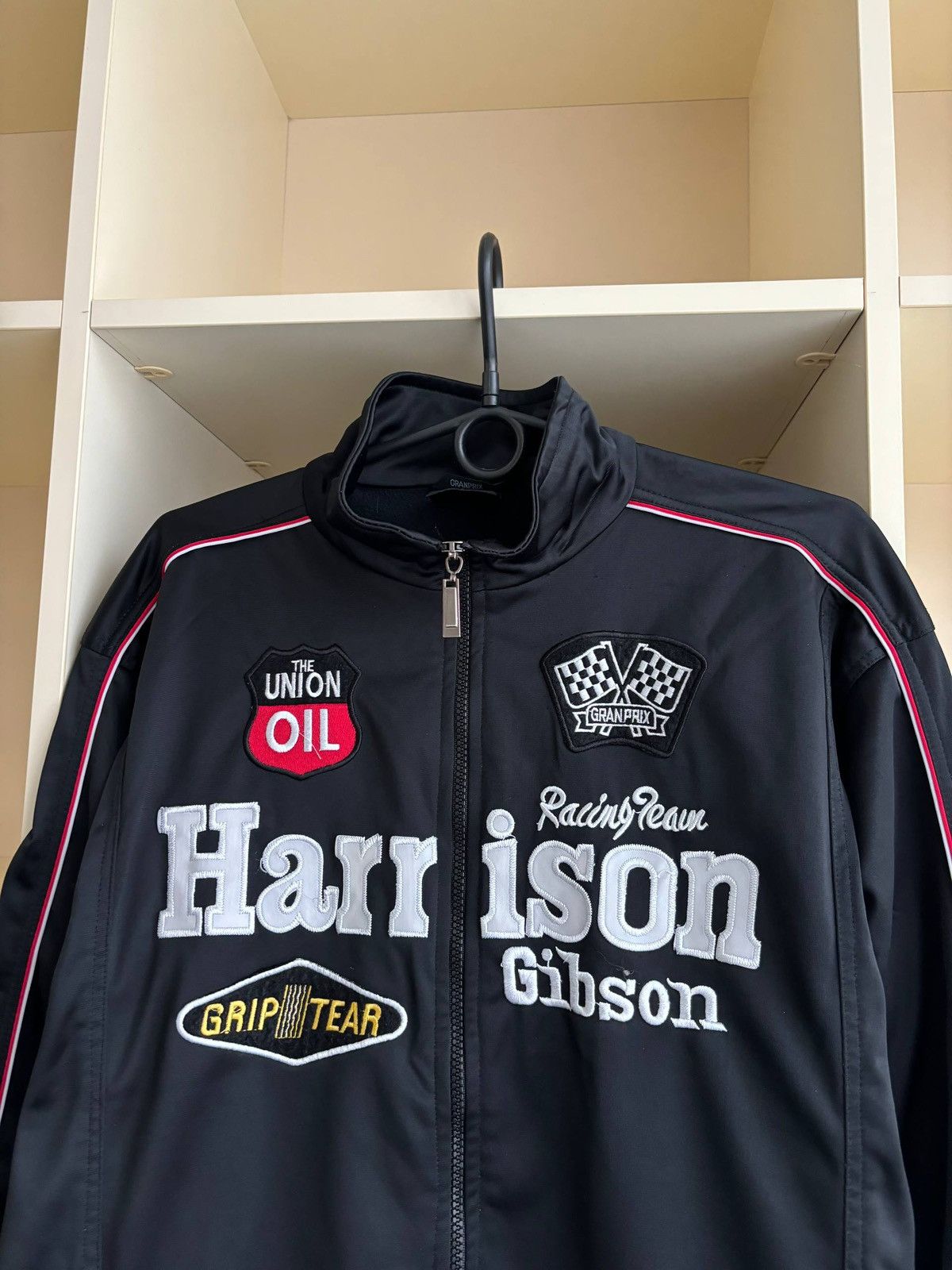 NASCAR Vintage Harrison Gibson Racing Track Jacket Size US L / EU 52-54 / 3 - 4 Thumbnail