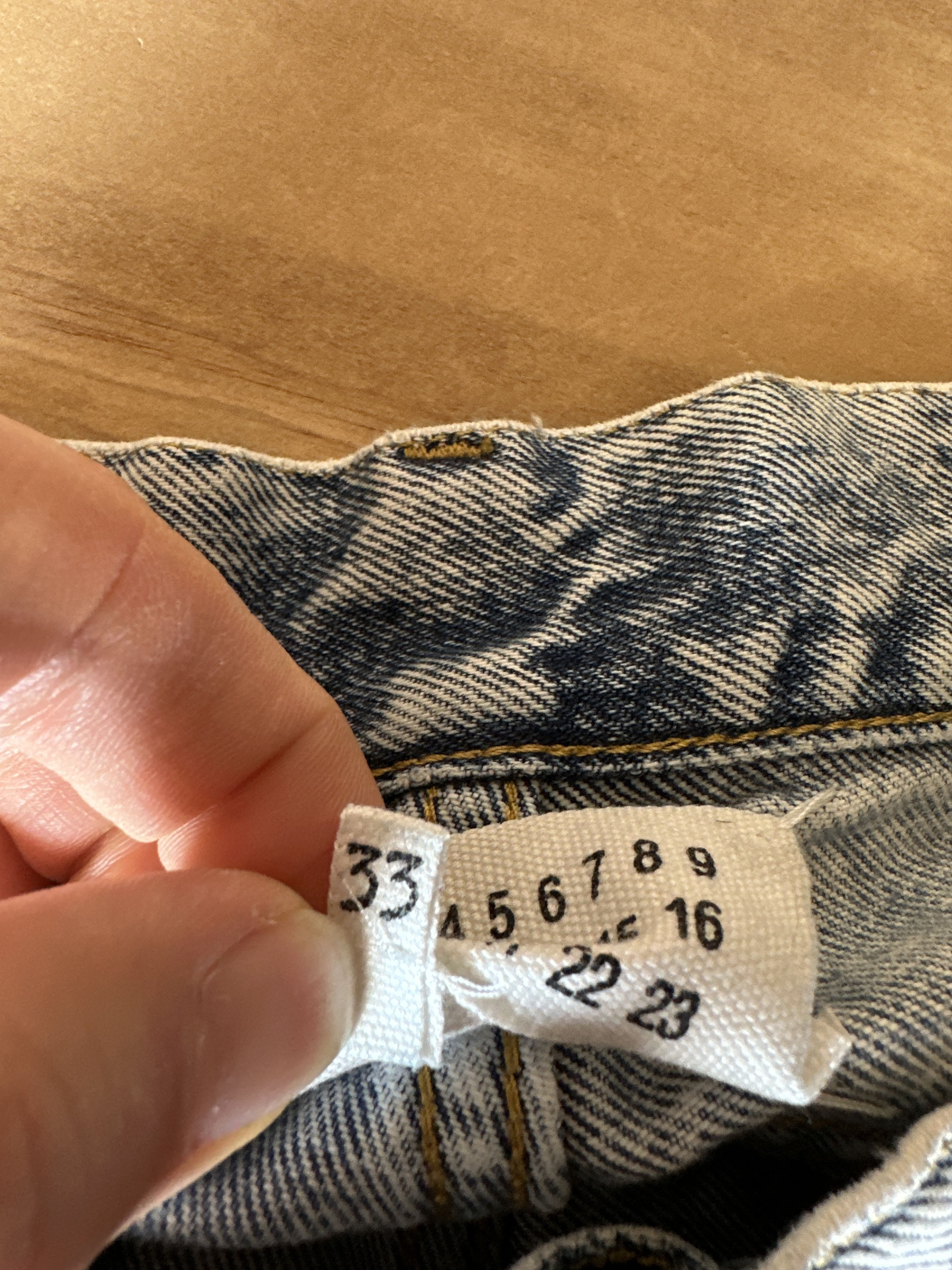 Maison Margiela Maison Margiela Straight Leg Jeans Size US 34 / EU 50 - 10 Thumbnail