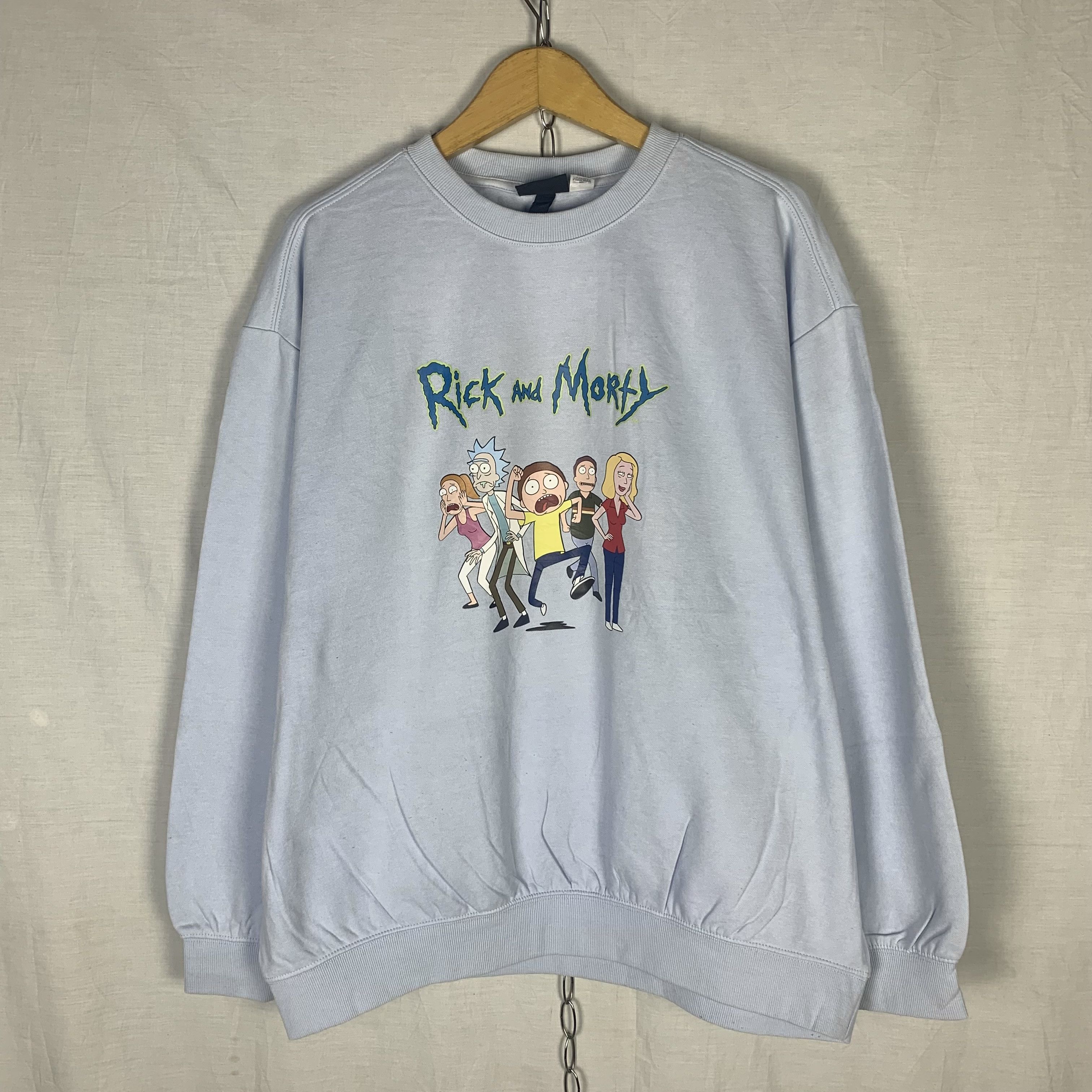 Cartoon Network Rick & Morty Cartoon Network Sweatshirt Crewneck Size US XL / EU 56 / 4 - 1 Thumbnail