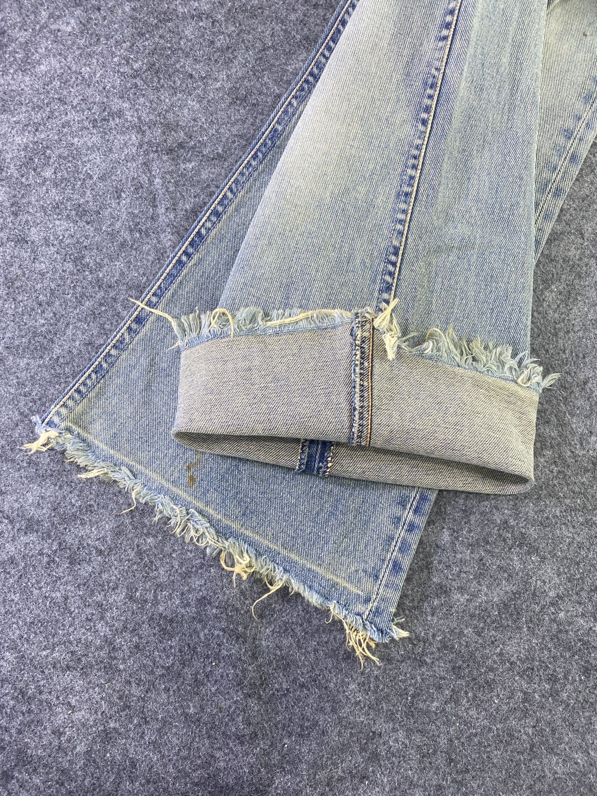 Japanese Brand × Jean G Jon Distressed Blue Wash Flare Denim - J945 Size 30" / US 8 / IT 44 - 10 Thumbnail