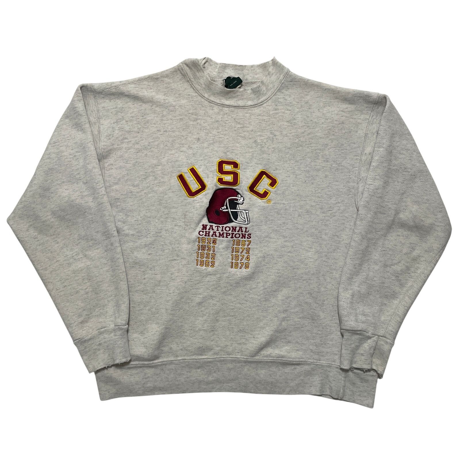 Vintage Vintage 80's USC Trojans College Football Grey Sweatshirt L Size US L / EU 52-54 / 3 - 1 Thumbnail