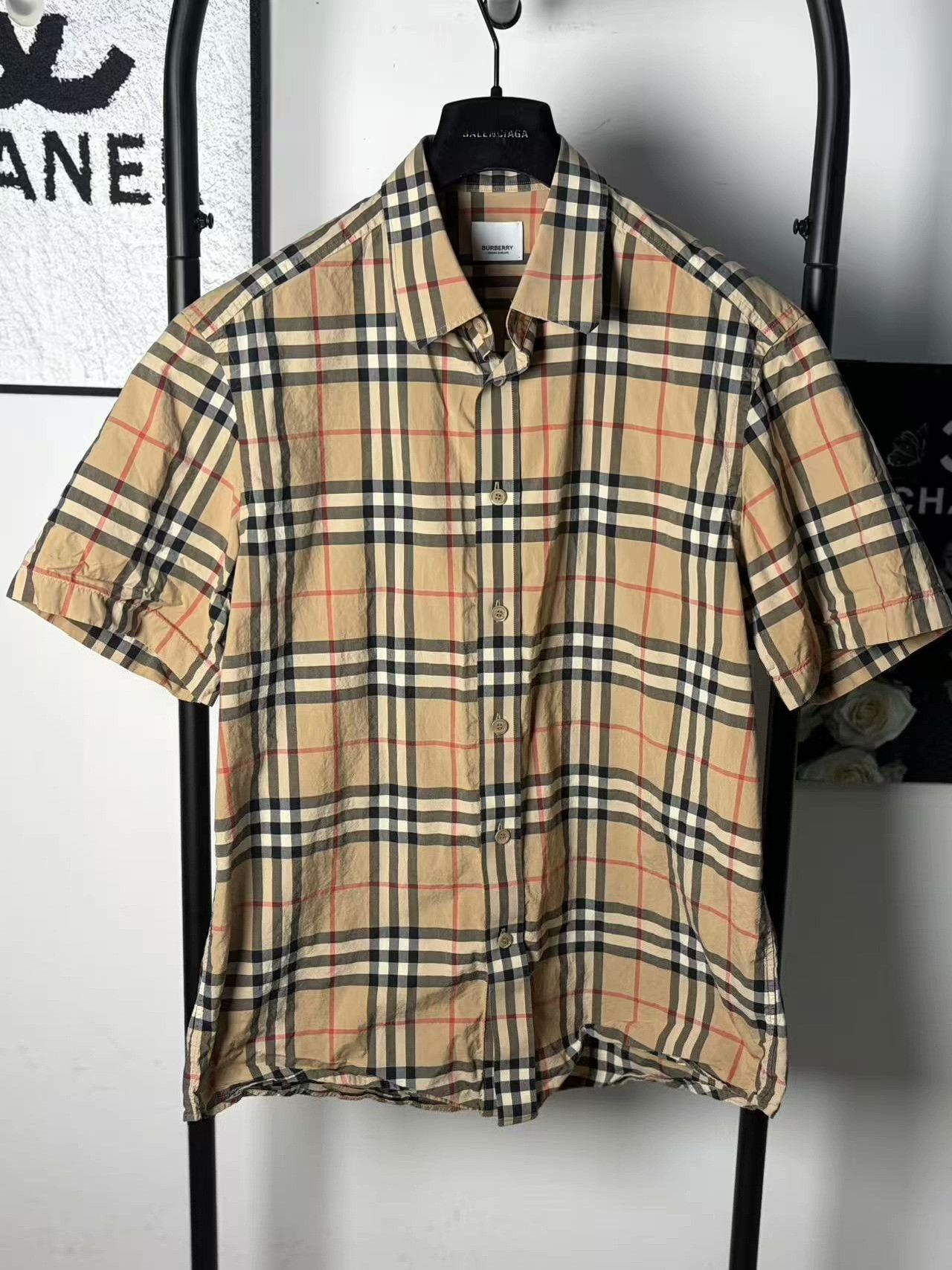 Burberry Burberry Plaid White Shirt xl Men Size US XL / EU 56 / 4 - 1 Thumbnail