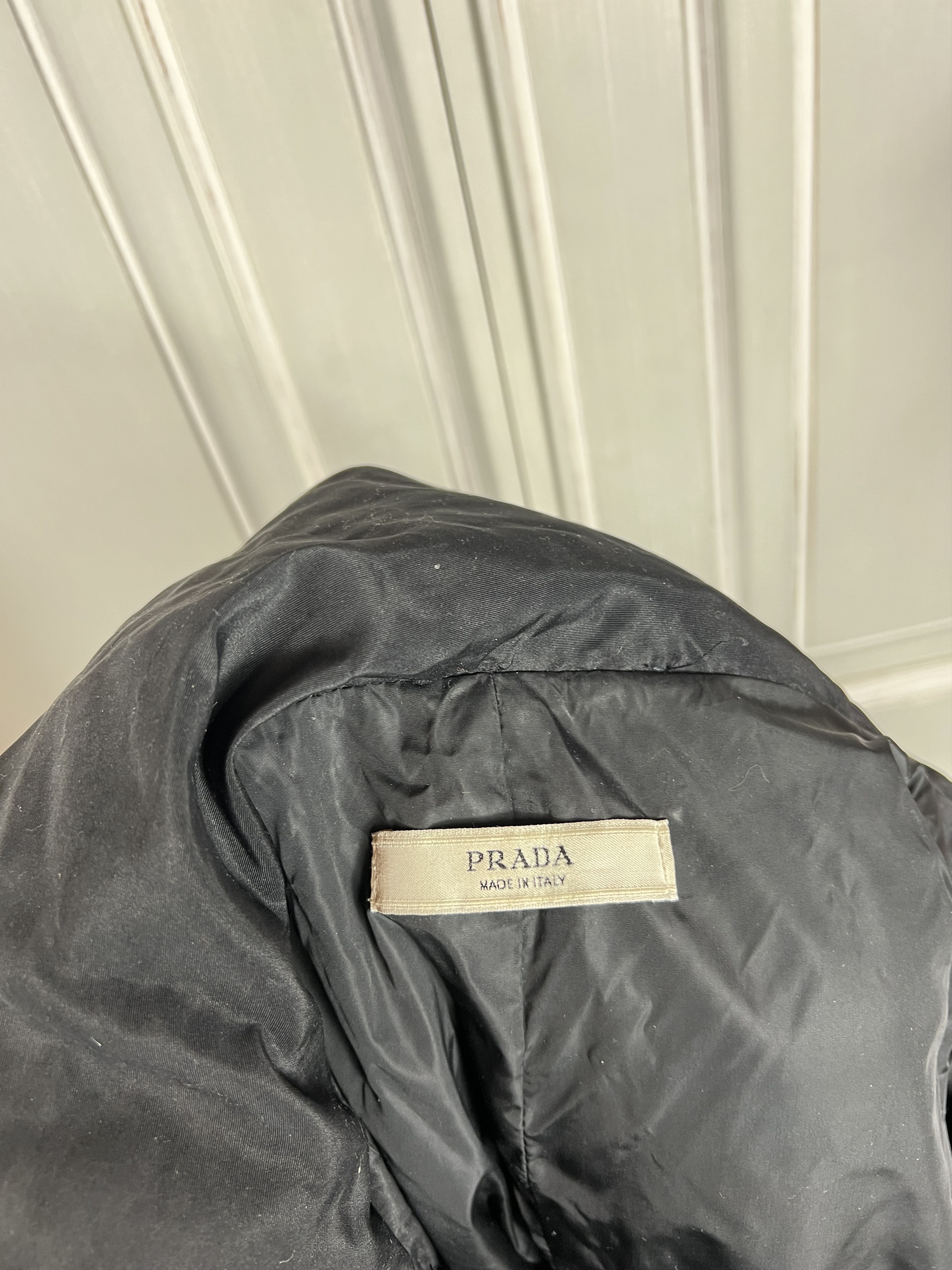 Prada VINTAGE PRADA DOWN PUFFER LEATHER JACKET Size S / US 4 / IT 40 - 8 Thumbnail