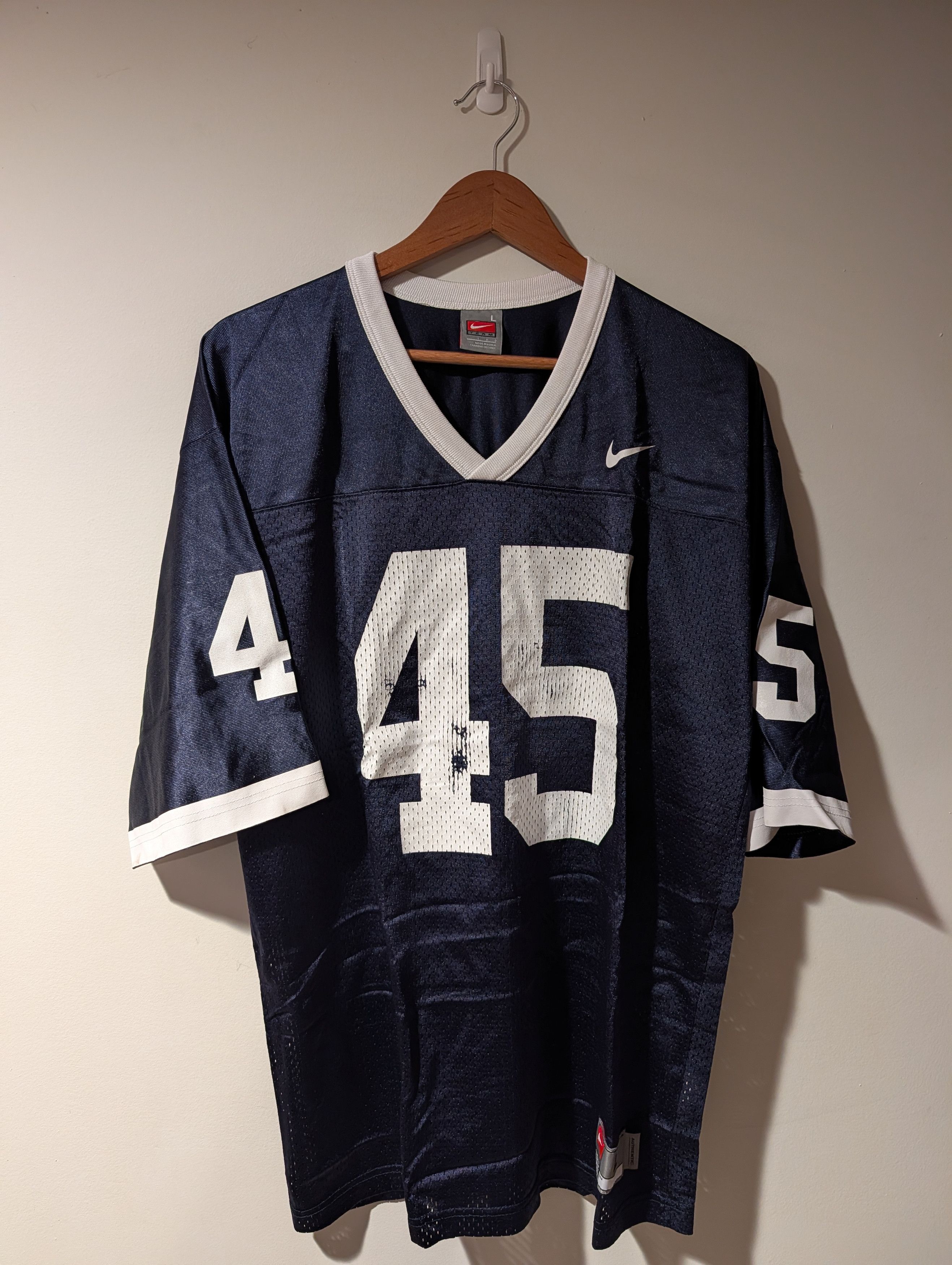 NCAA Vtg Penn State Nittany Lions Nike Team Football Jersey Large Size US L / EU 52-54 / 3 - 1 Thumbnail