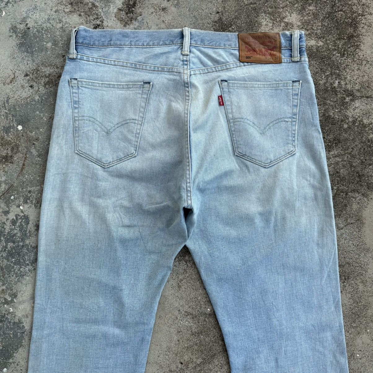 Levi's Vintage Clothing VINTAGE LEVI’S 505 WHITE OAK FADED JEAN DENIM PANTS Size US 36 / EU 52 - 9 Thumbnail