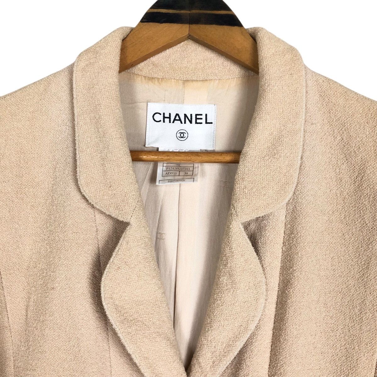 Chanel Vintage Chanel S/S1999 Single Breasted Laine Wool Coat Size S / US 4 / IT 40 - 10 Thumbnail