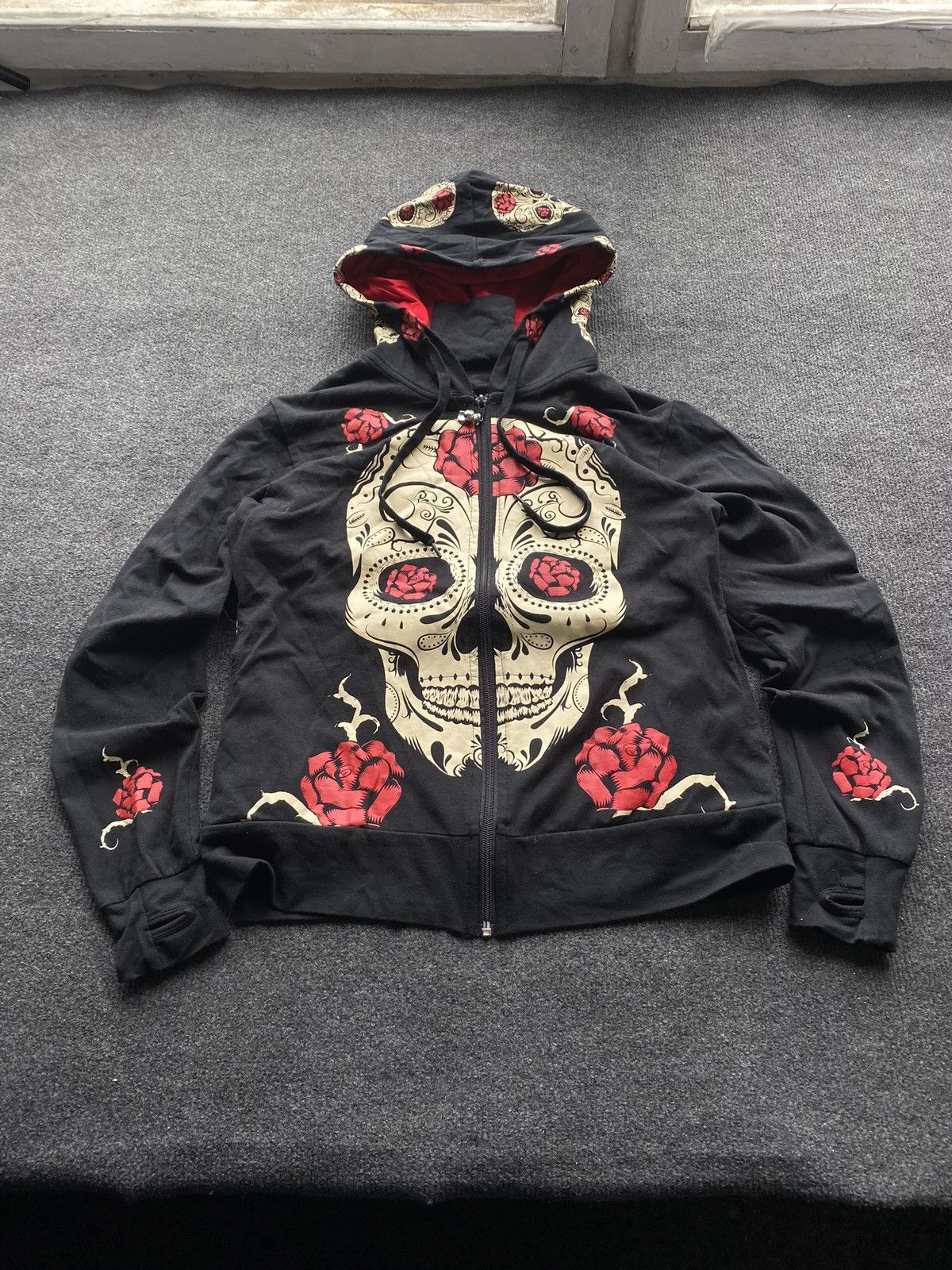 Other 🔥Opium Punk Jawbreaker Zip up hoodie skull gothic m Size M / US 6-8 / IT 42-44 - 1 Thumbnail
