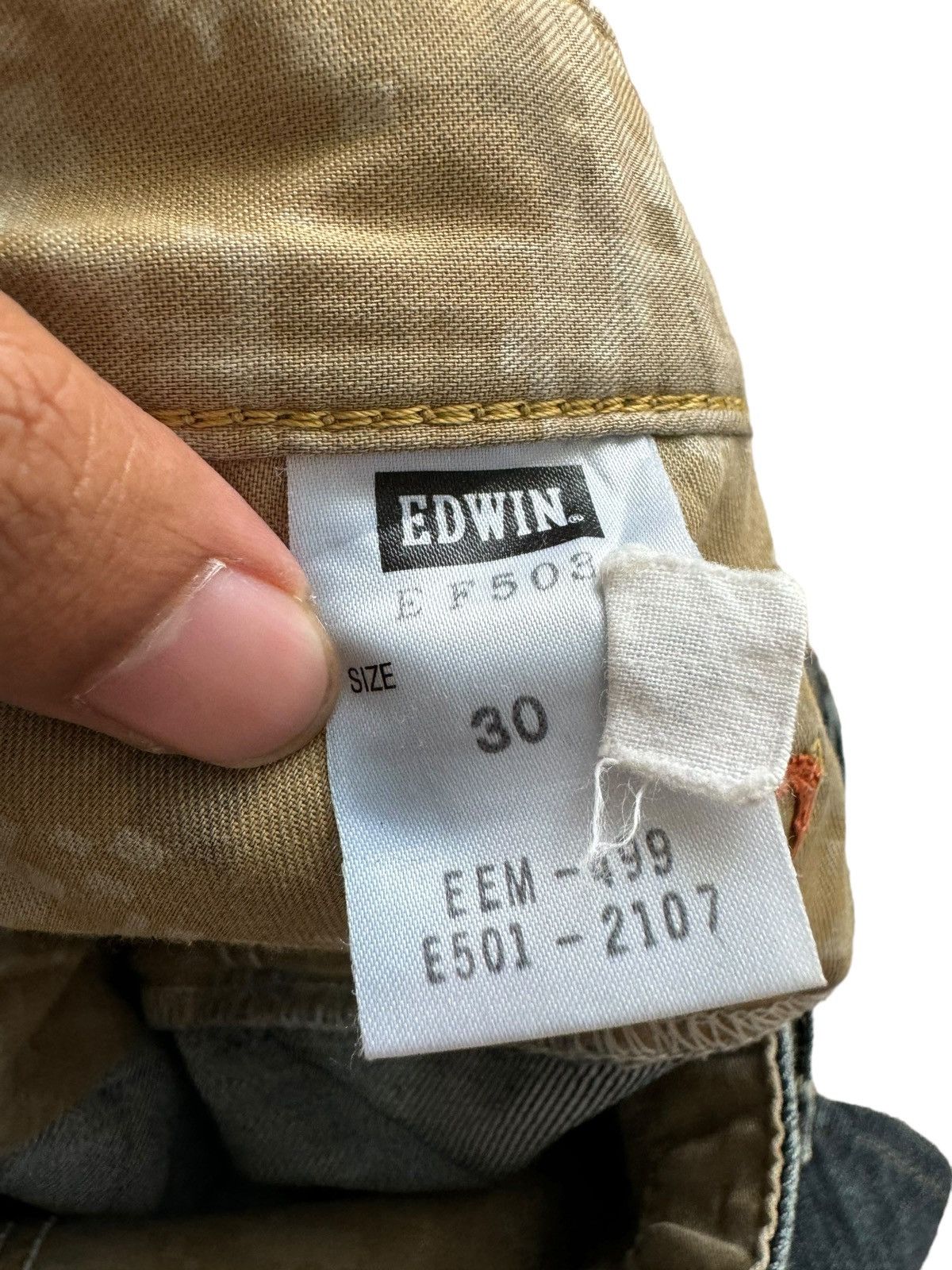 Edwin Vintage Edwin 503 E Function Curved Leg Jeans Size US 32 / EU 48 - 16 Thumbnail