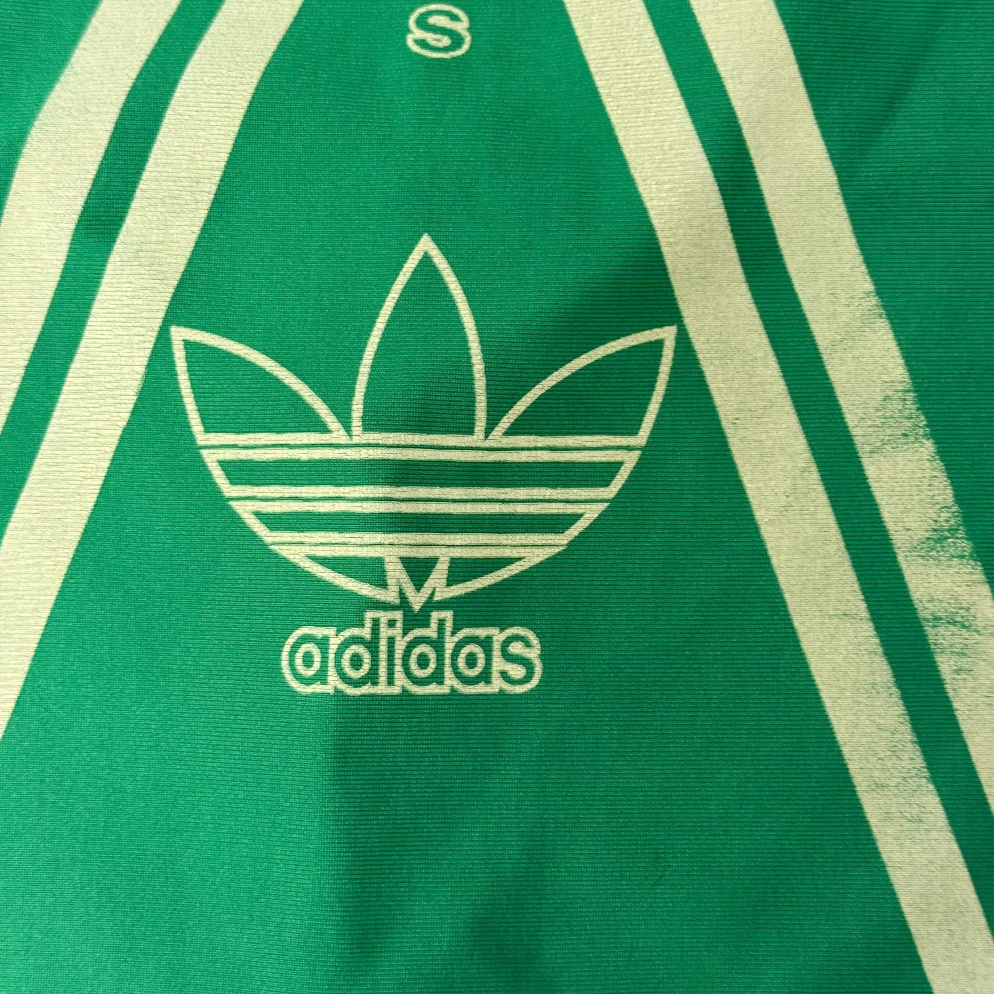 Adidas 80's Adidas SHINY Spandex Sprinter Workout SPELLOUT TREFOIL Size 25" / US 0 / IT 36 - 3 Thumbnail