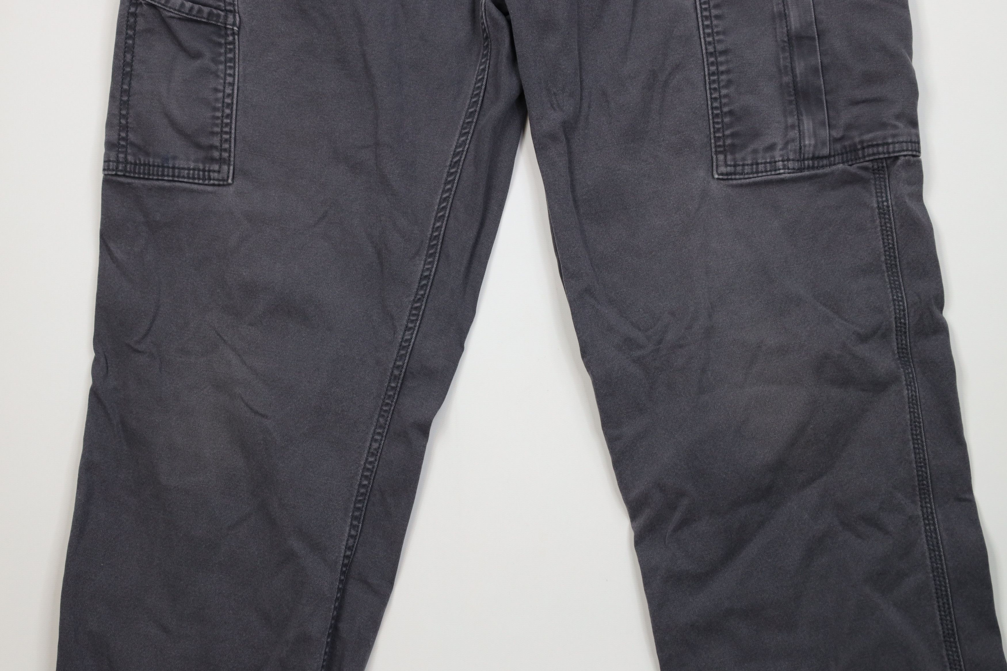 Carhartt Vintage Carhartt Relaxed Canvas Wide Leg Cargo Pants Gray Size US 38 / EU 54 - 3 Thumbnail