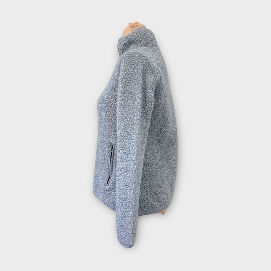 Marine Layer Marine Layer Sherpa Quarterzip Pullover XS Grey Women Cozy A Size XS / US 0-2 / IT 36-38 - 3 Thumbnail