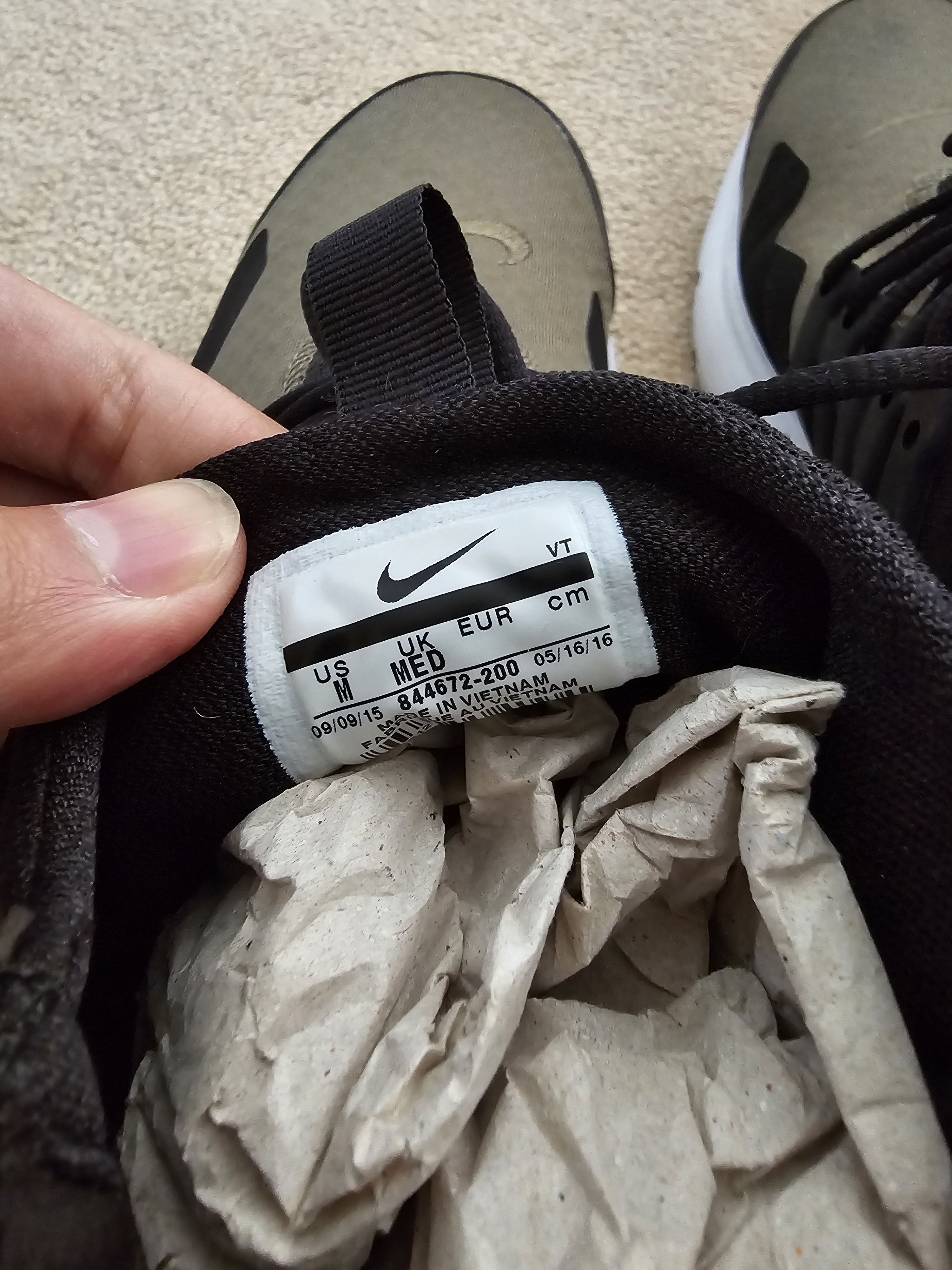 Acronym × Nike Acronym x Nike Air Presto Medium Olive/Dust-Black Size US 10.5 / EU 43-44 - 2 Thumbnail