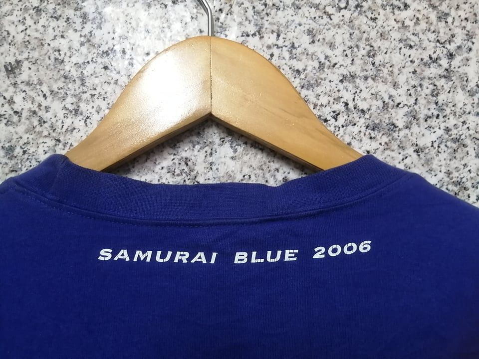 Adidas × Vintage Vintage Adidas Samurai Blue 2006 tshirt Very Rare Size US L / EU 52-54 / 3 - 4 Thumbnail
