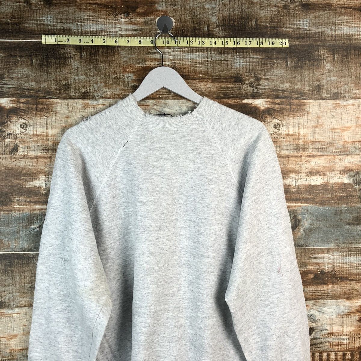 Tultex Tultex vintage ripped plain Sweatshirt #A2499 Size US M / EU 48-50 / 2 - 13 Thumbnail