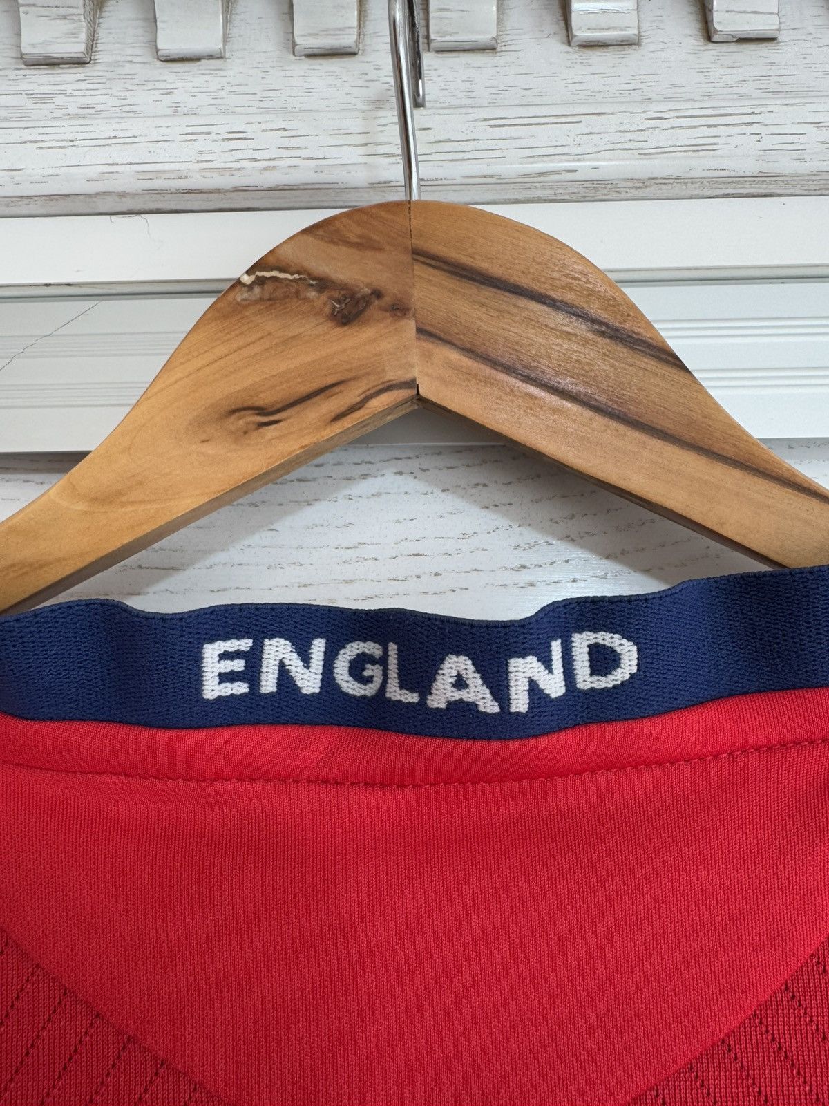 Umbro England 2008-2009 Away Soccer Jersey Football Kit Shirt Size US L / EU 52-54 / 3 - 10 Thumbnail