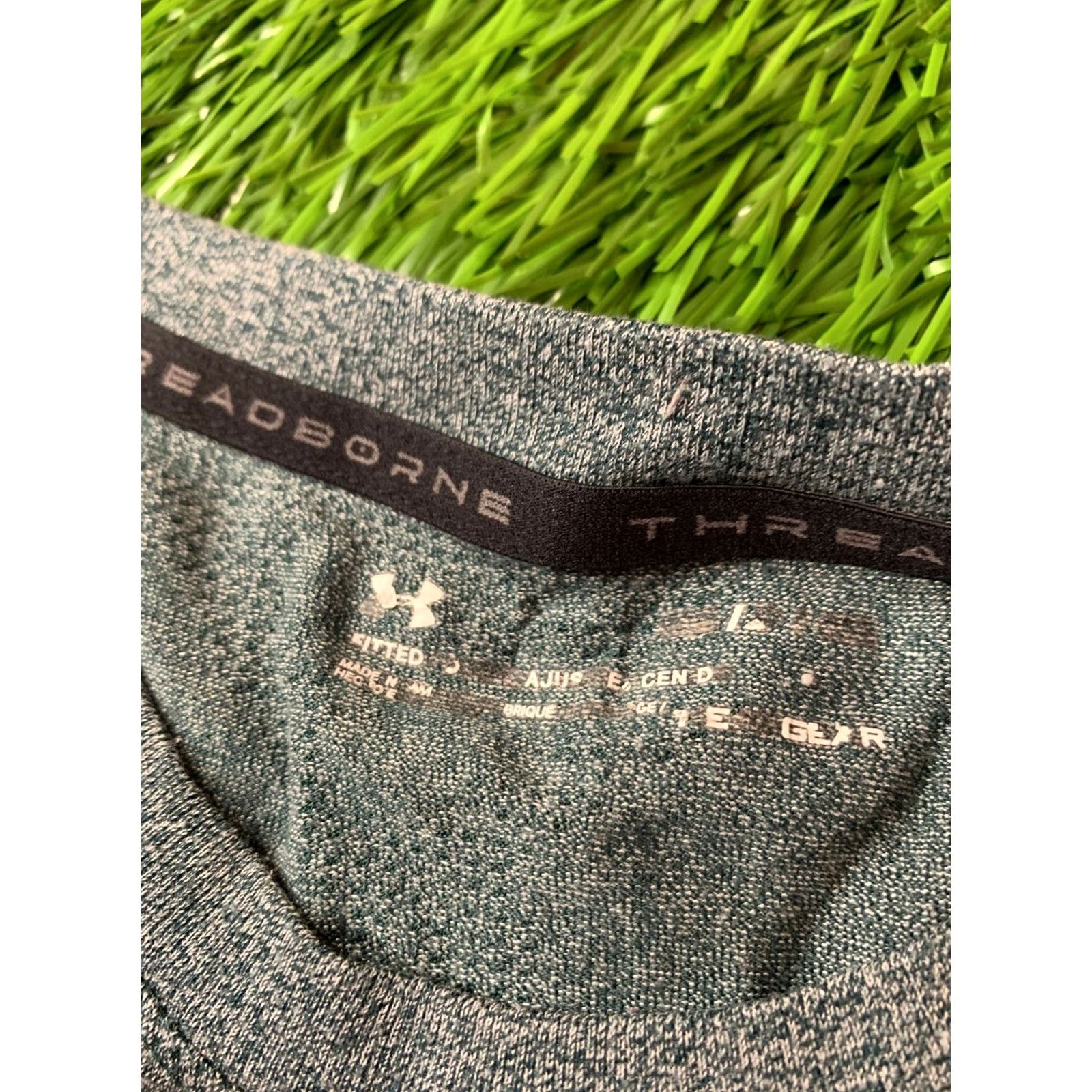 Under Armour UNDER ARMOUR HEATGEAR MENS T-Shirt Jersey S Gray and Green CrossFit 2017 Season Short Sleeve Size US S / EU 44-46 / 1 - 5 Thumbnail